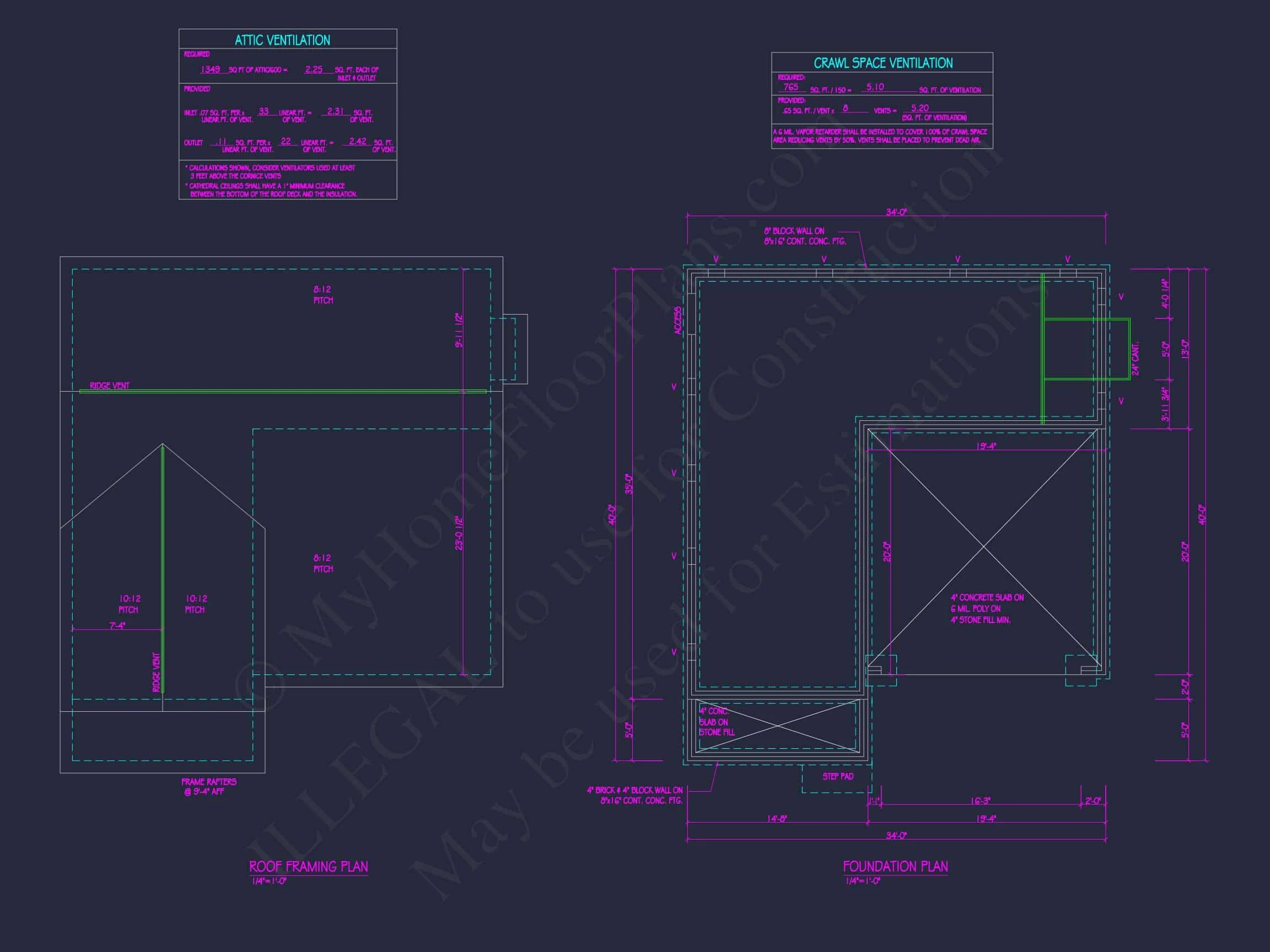 19-1551 HOUSE PLAN - Elegant Traditional House Plan with Complete Blueprint Designs 7 Elegant Traditional house Plan with Complete Blueprint Designs