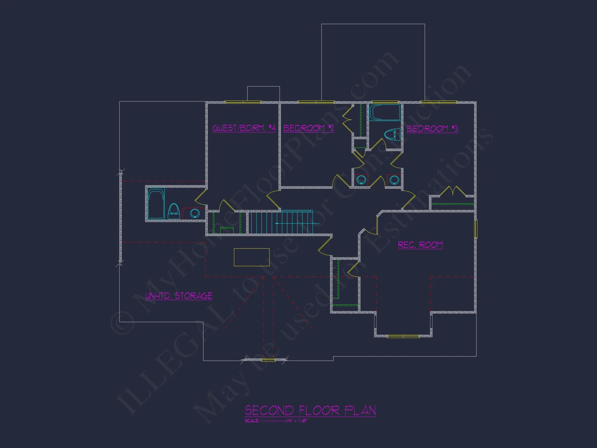 Classic 2-Story Family house Plan with Modern Features