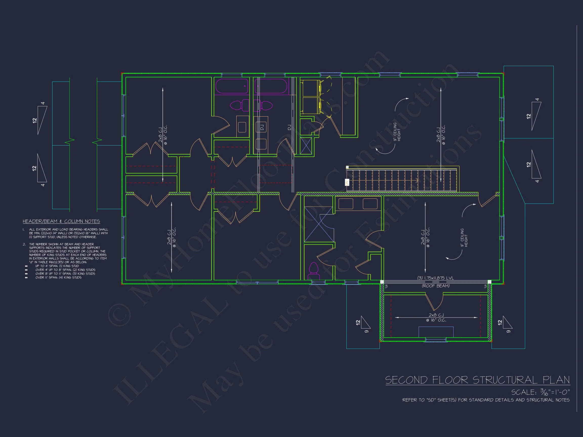 19-1482 HOUSE PLAN - Modern Craftsman House Plan with Detailed Floor Designs 10 Modern Craftsman house Plan with Detailed Floor Designs