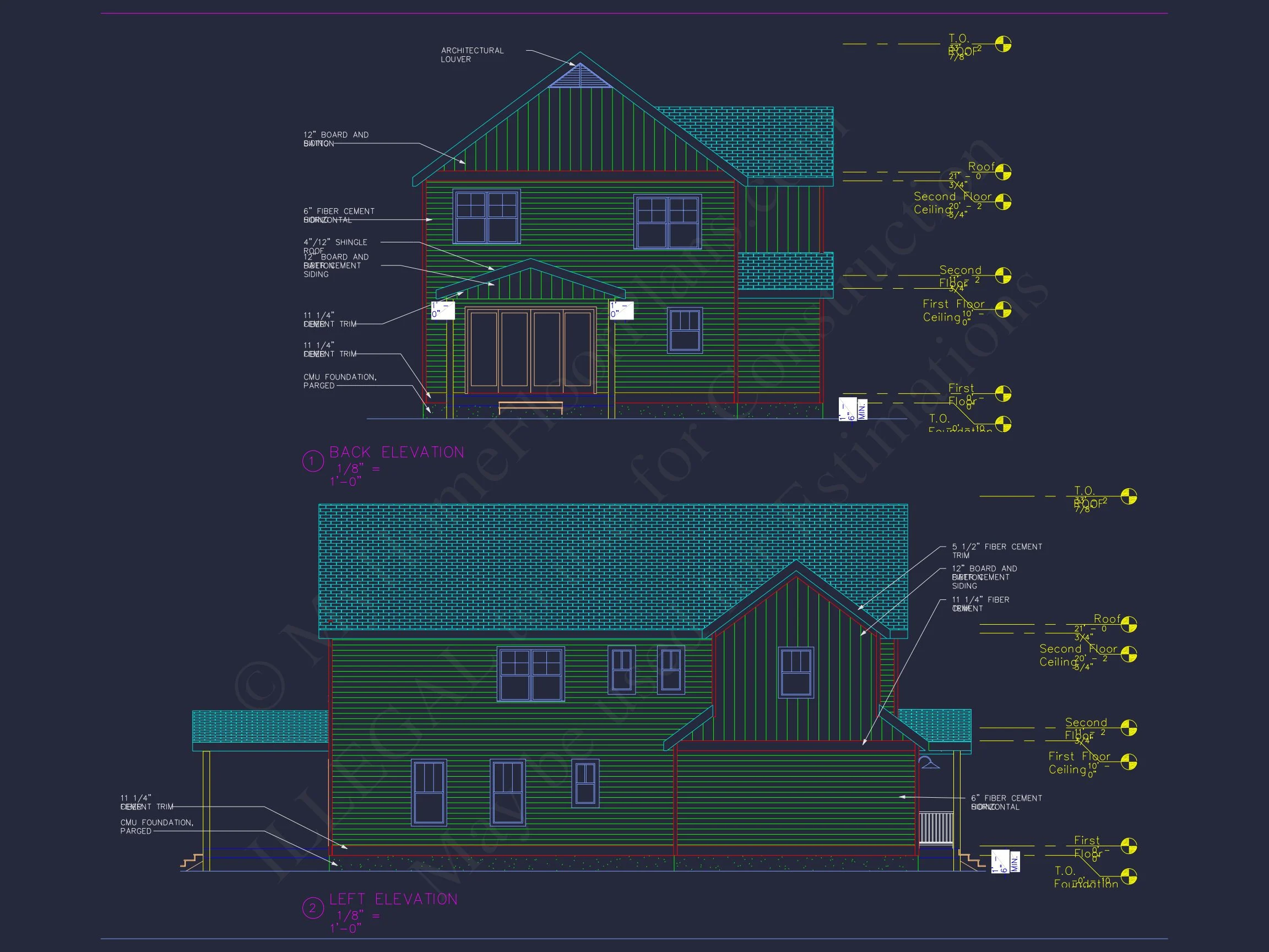 19-1482 HOUSE PLAN - Modern Craftsman House Plan with Detailed Floor Designs 4 Modern Craftsman house Plan with Detailed Floor Designs