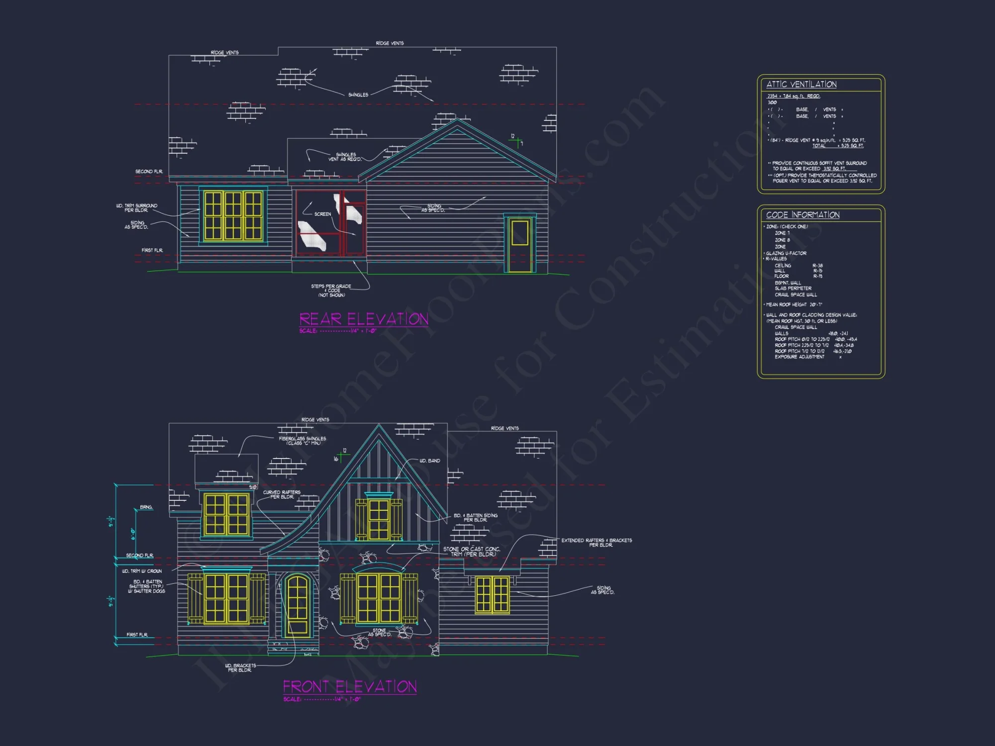 Beautiful house Plan with 2 Floors and Spacious Designs
