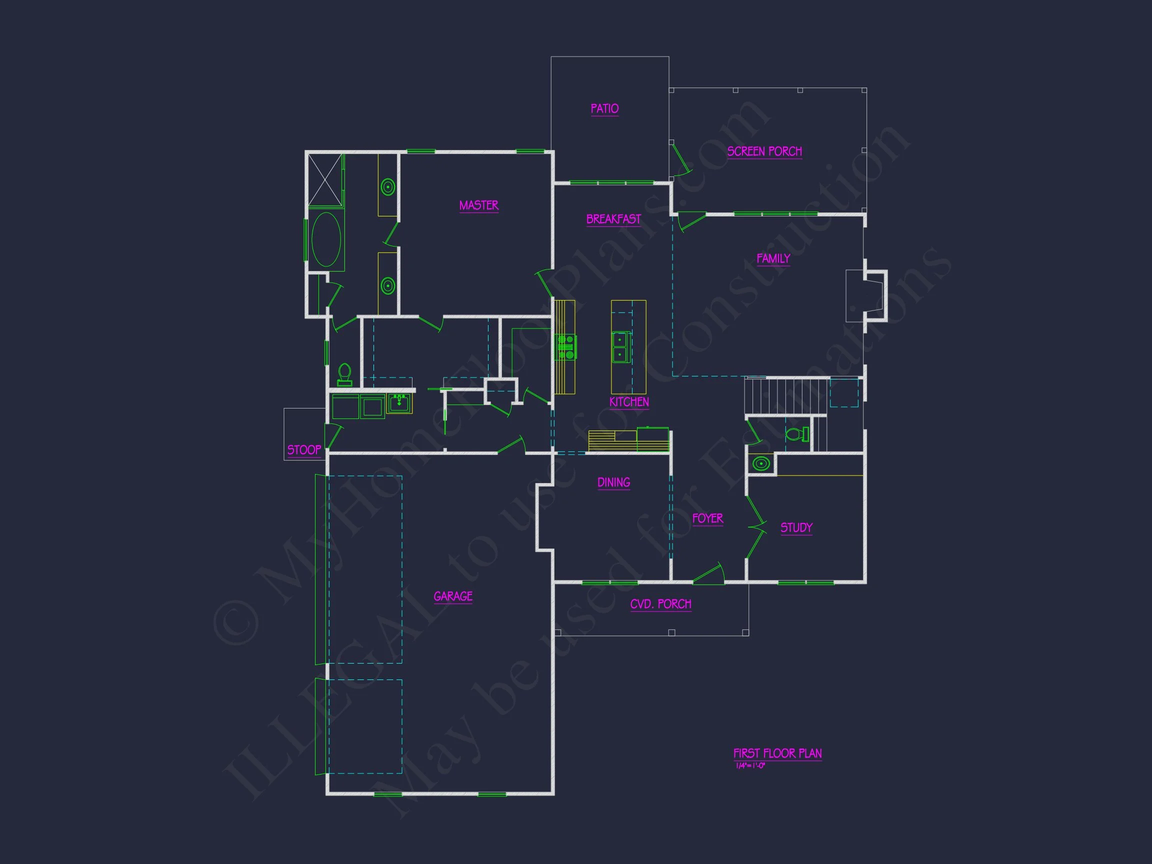 19-1311 HOUSE PLAN - Elegant House Plan with Spacious Floor Plan and CAD Designs 4 Elegant house Plan with Spacious Floor Plan and CAD Designs