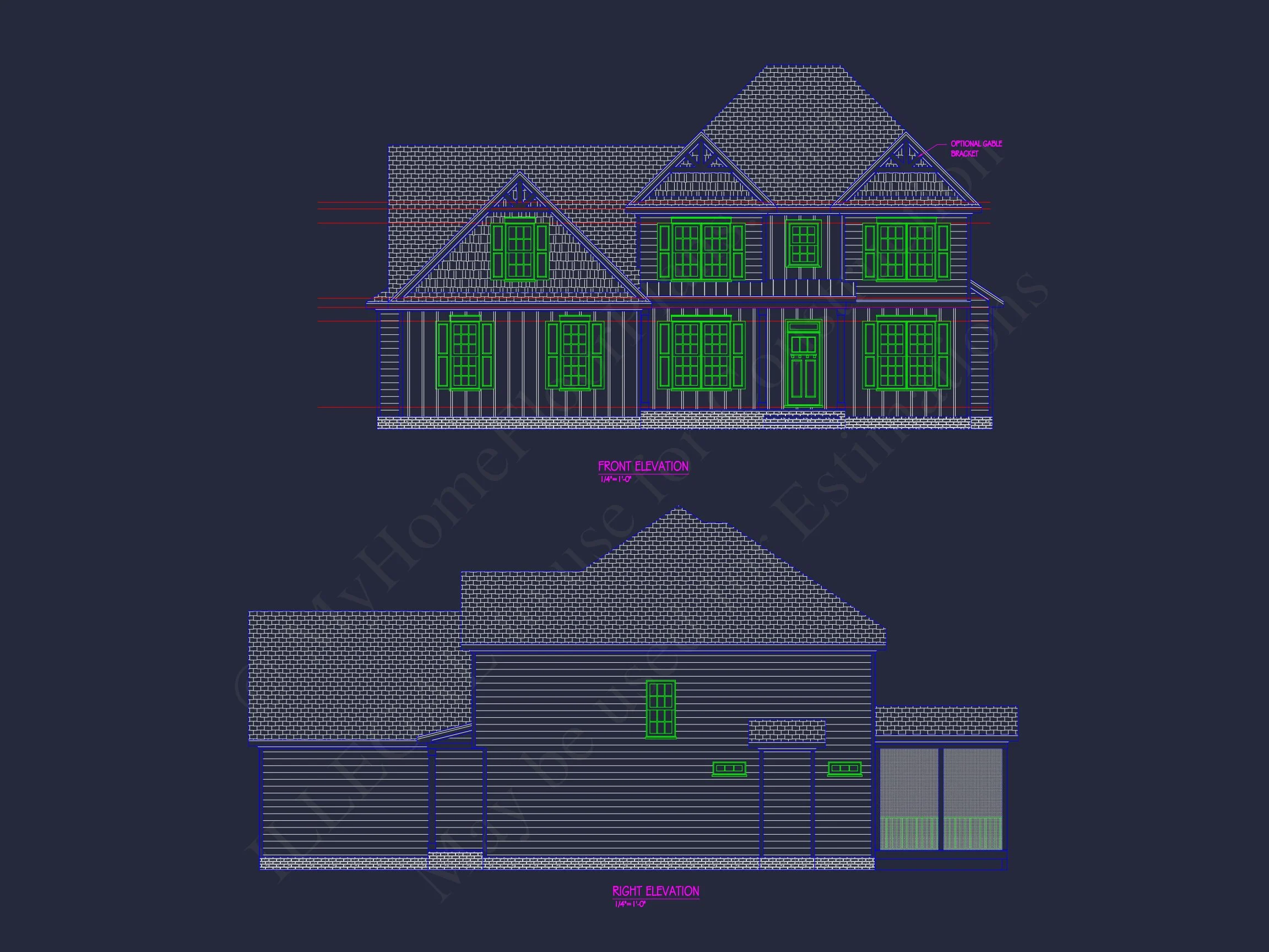 19-1311 HOUSE PLAN - Elegant House Plan with Spacious Floor Plan and CAD Designs 2 Elegant house Plan with Spacious Floor Plan and CAD Designs