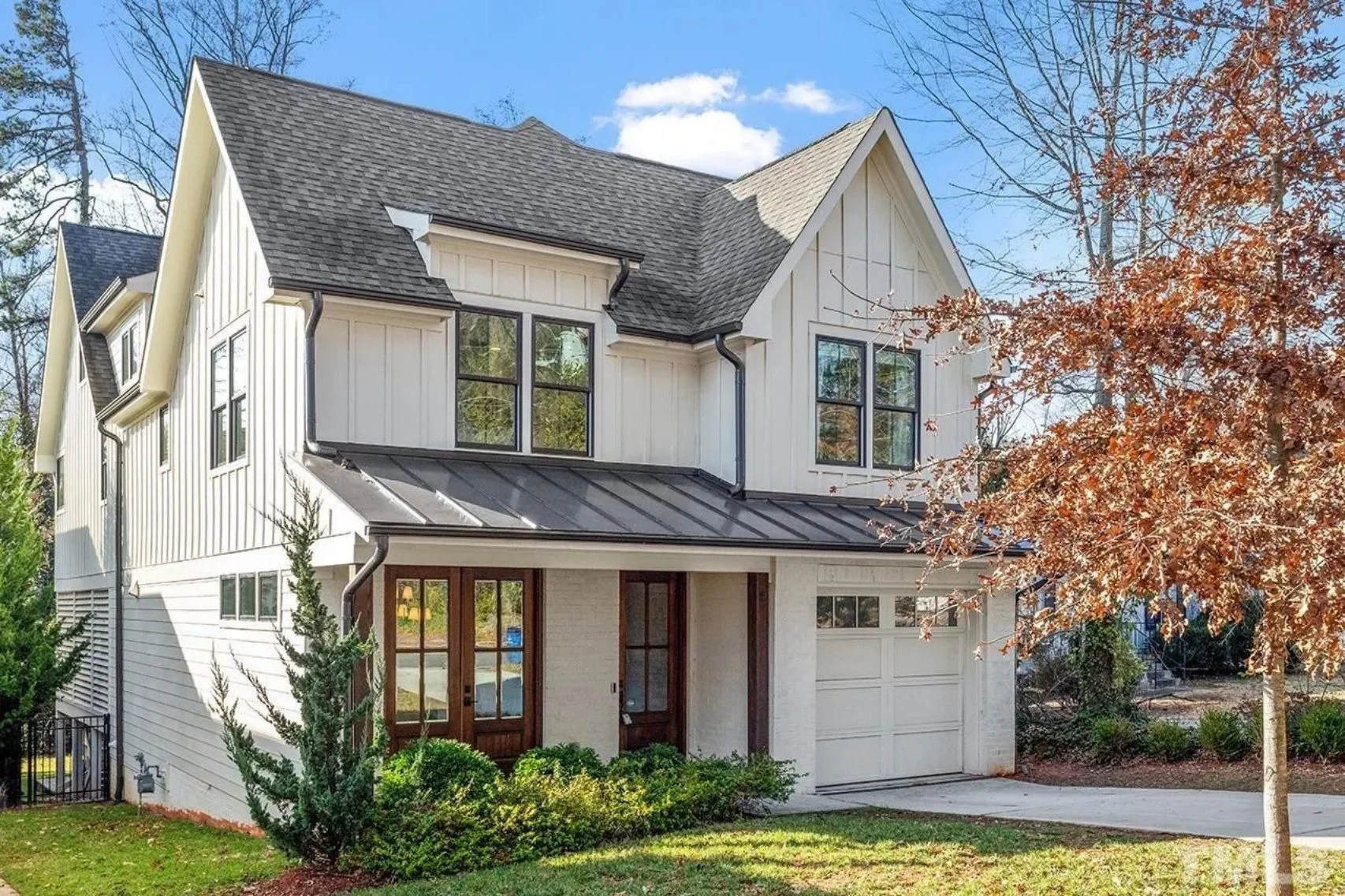 Modern Farmhouse house Plan with Bonus Room & Media Space