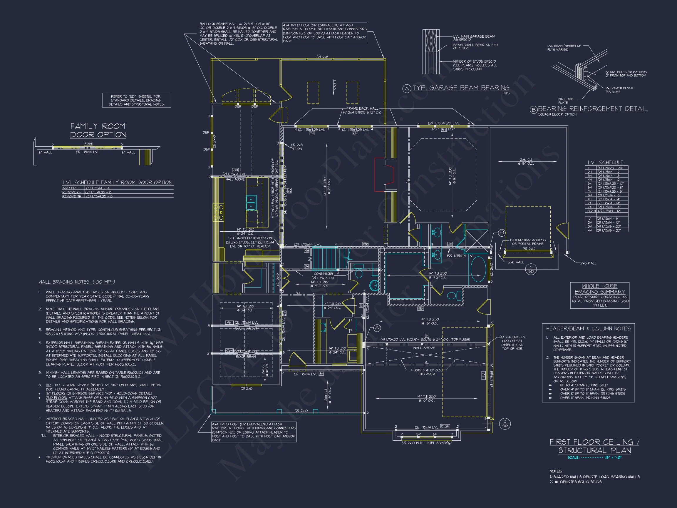 18-2205 HOUSE PLAN - Custom House Plan with CAD Floor Plans and Architectural Design 15 Custom house Plan with CAD Floor Plans and Architectural Design
