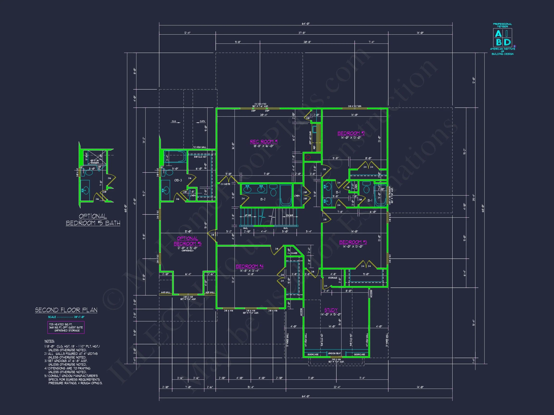 18-2205 HOUSE PLAN - Custom House Plan with CAD Floor Plans and Architectural Design 8 Custom house Plan with CAD Floor Plans and Architectural Design