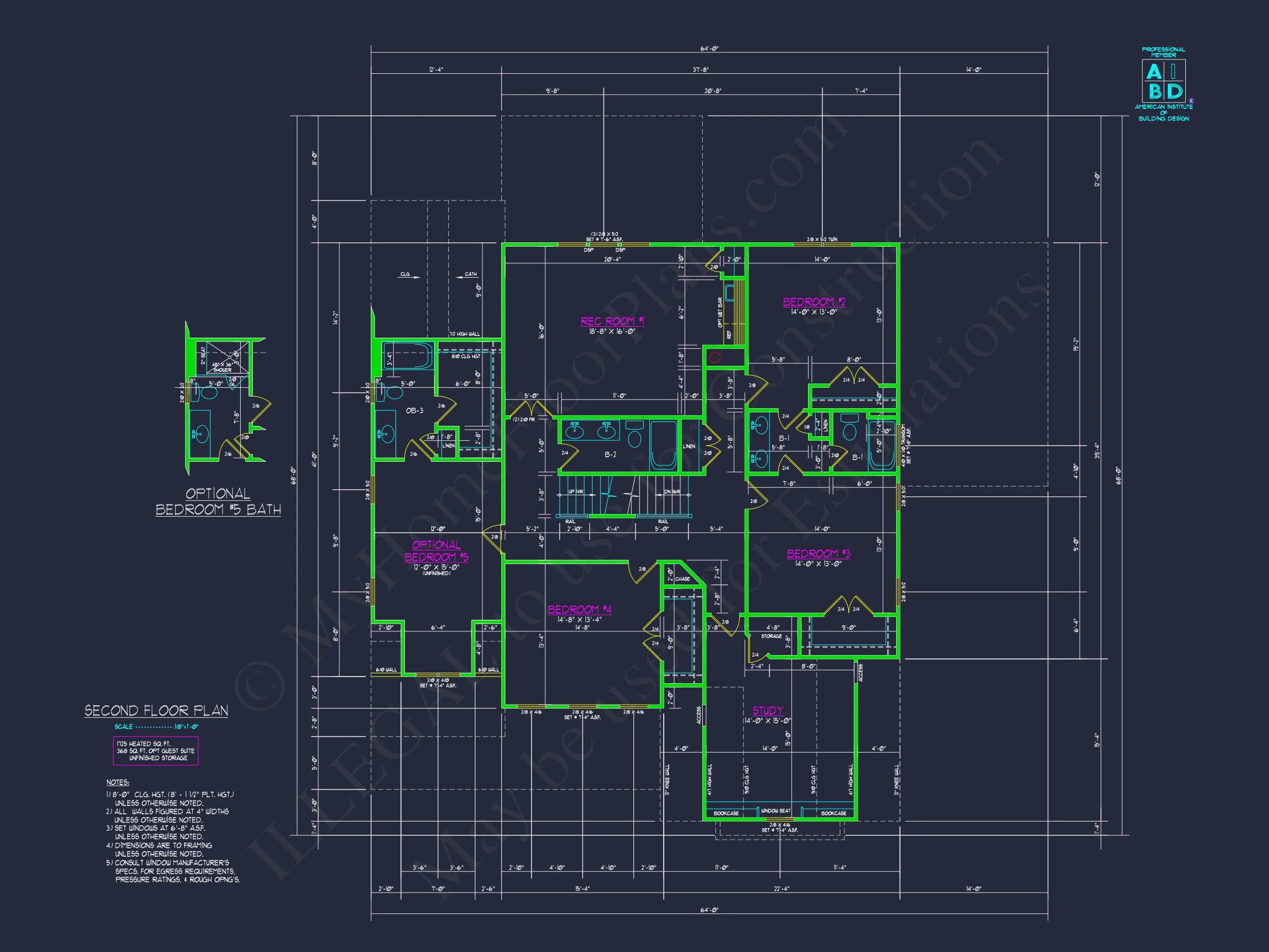 18-2205 HOUSE PLAN - Custom House Plan with CAD Floor Plans and Architectural Design 6 Custom house Plan with CAD Floor Plans and Architectural Design