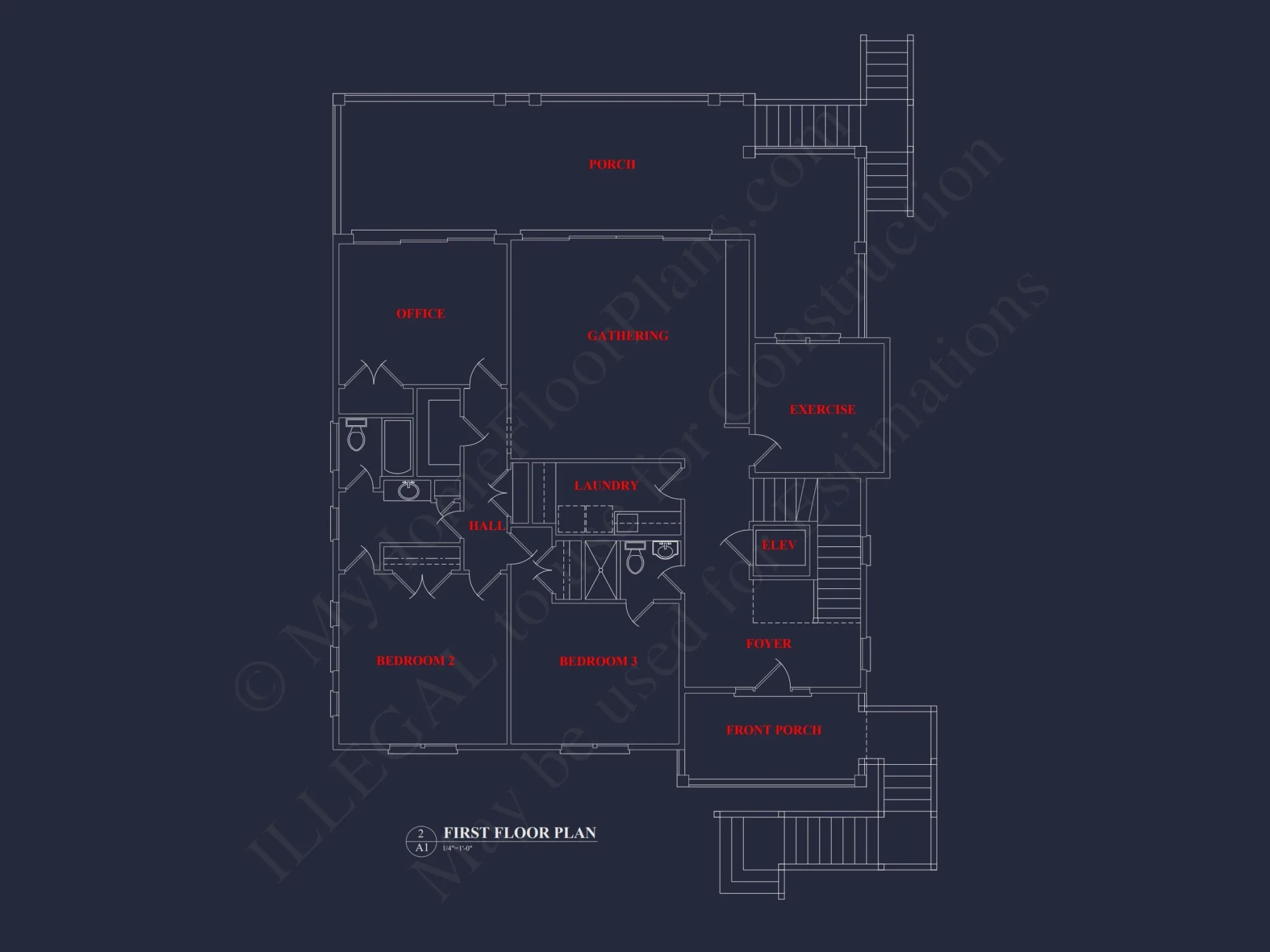 Elegant 2-Story house Plan with CAD Designs & Coastal Blueprint