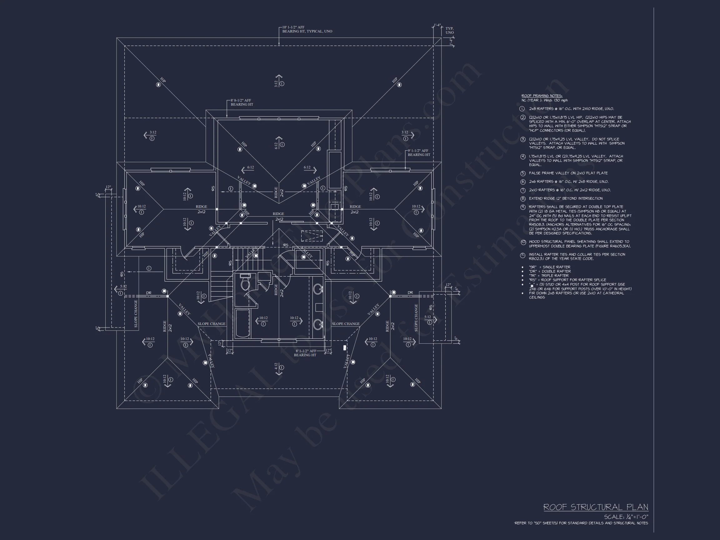 18-2017 HOUSE PLAN - Spacious Coastal House Floor Plan with 5 Beds & Elevator 17 Spacious Coastal house Floor Plan with 5 Beds & Elevator
