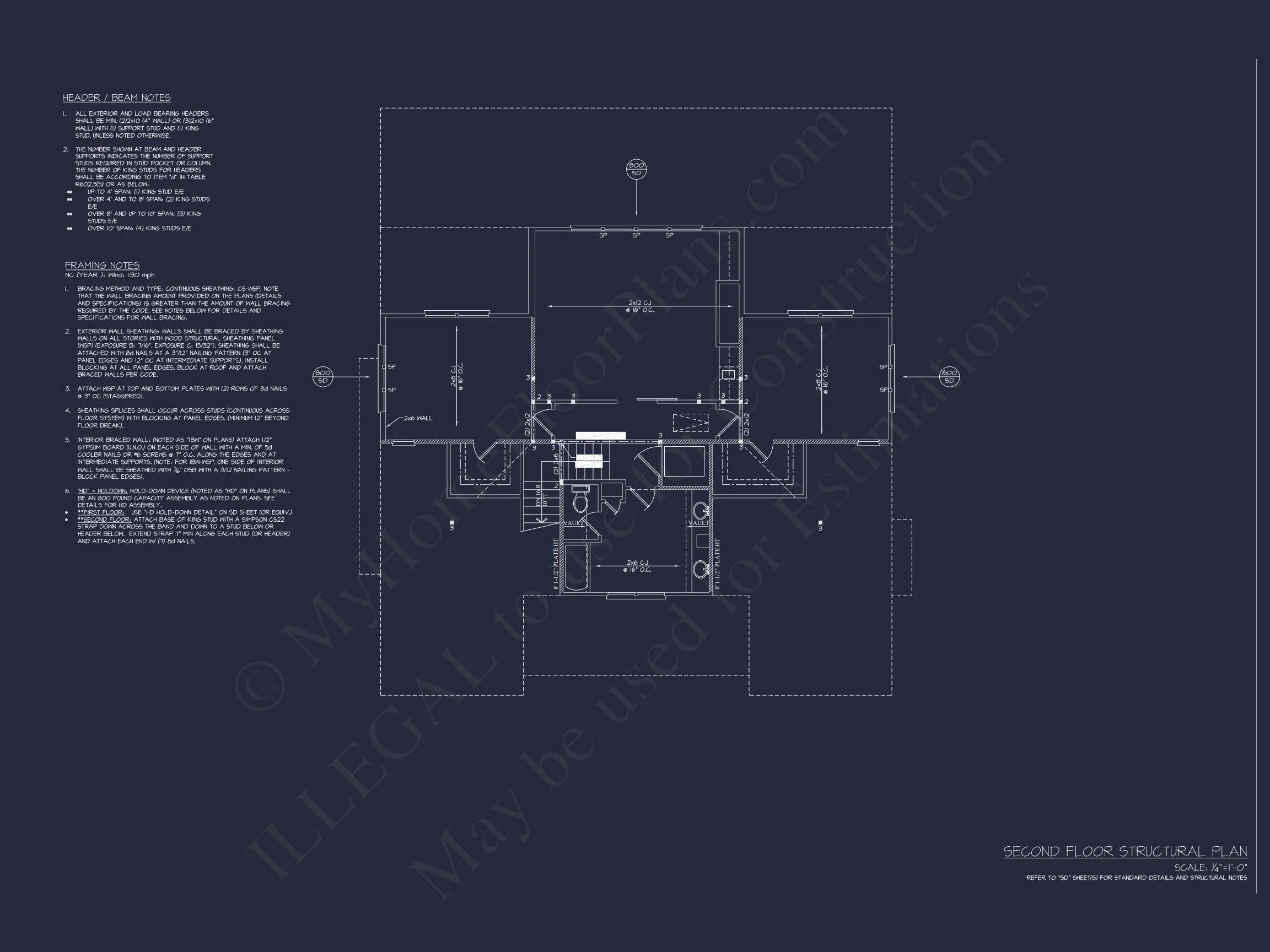 18-2017 HOUSE PLAN - Spacious Coastal House Floor Plan with 5 Beds & Elevator 16 Spacious Coastal house Floor Plan with 5 Beds & Elevator