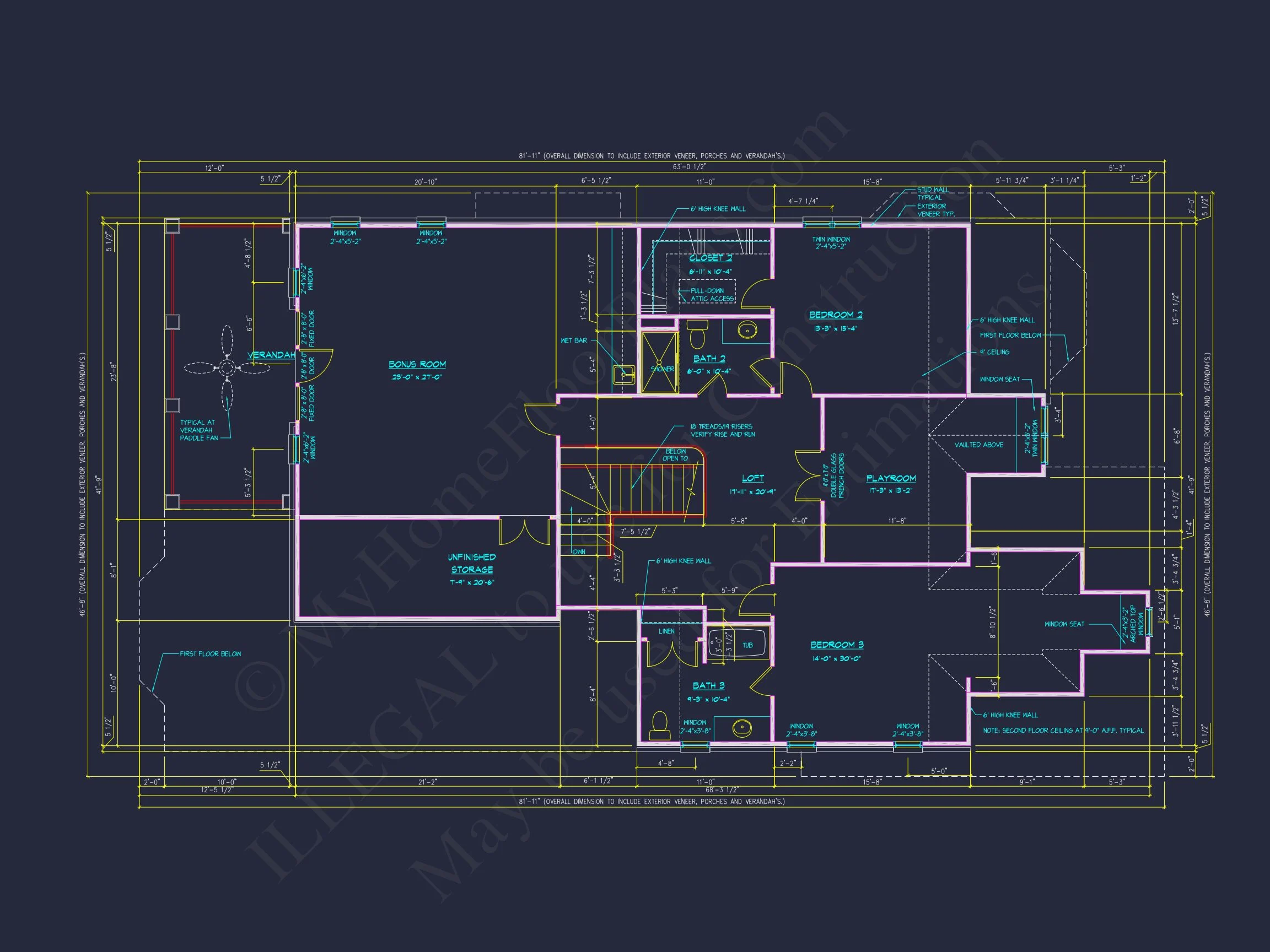 18-19 HOUSE PLAN - Elegant House Plan with 4 Bedrooms, CAD Floor Designs & More 12 Elegant house Plan with 4 Bedrooms, CAD Floor Designs & More