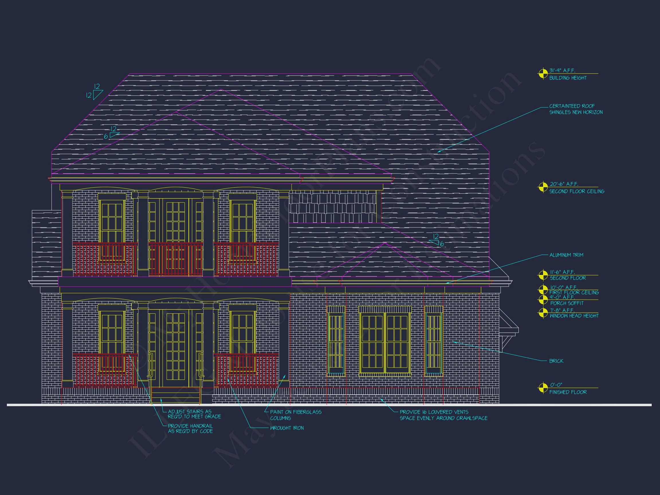 18-19 HOUSE PLAN - Elegant House Plan with 4 Bedrooms, CAD Floor Designs & More 4 Elegant house Plan with 4 Bedrooms, CAD Floor Designs & More