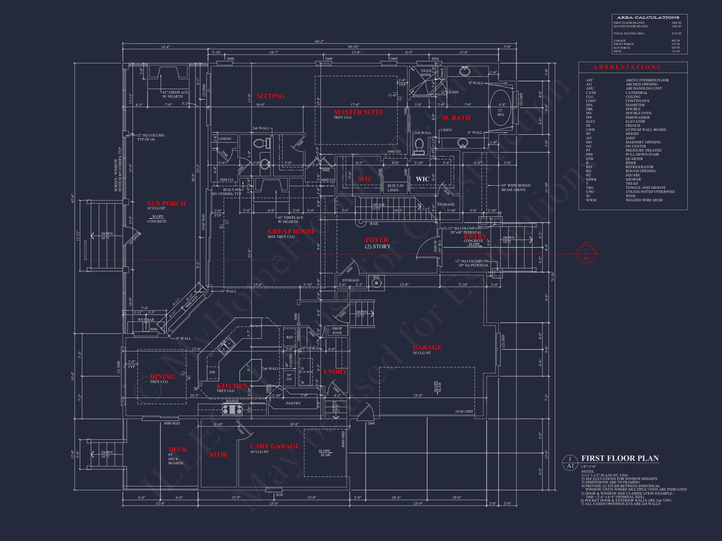 18-1825 HOUSE PLAN - Modern Suburban House Plan with Detailed Blueprint Designs 6 Modern Suburban house Plan with Detailed Blueprint Designs