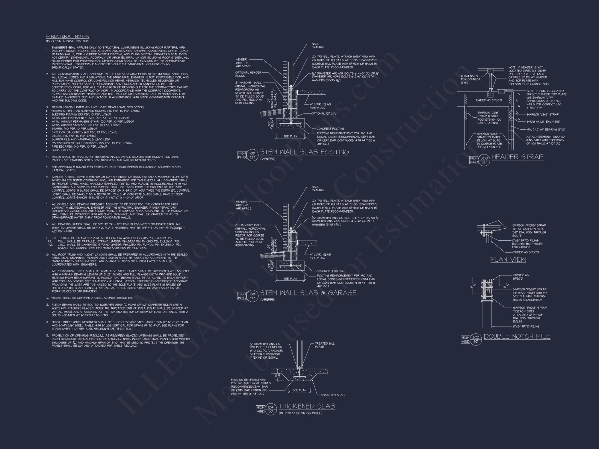 Modern Craftsman house Plan with 1.5 Floors, CAD Designs, and Blueprint