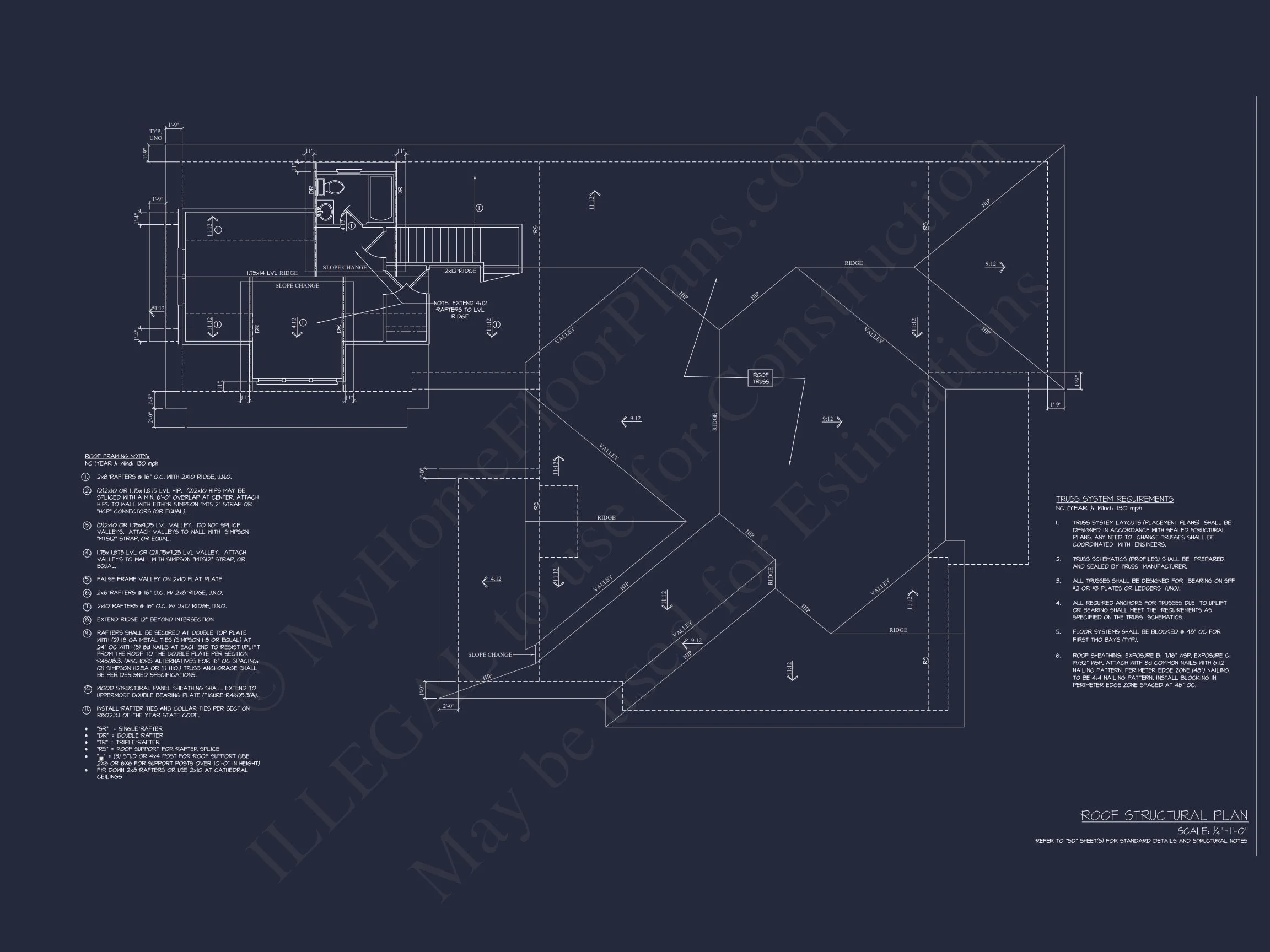 18-1652 HOUSE PLAN - Modern Craftsman House Plan with 1.5 Floors, CAD Designs, and Blueprint 13 Modern Craftsman house Plan with 1.5 Floors, CAD Designs, and Blueprint
