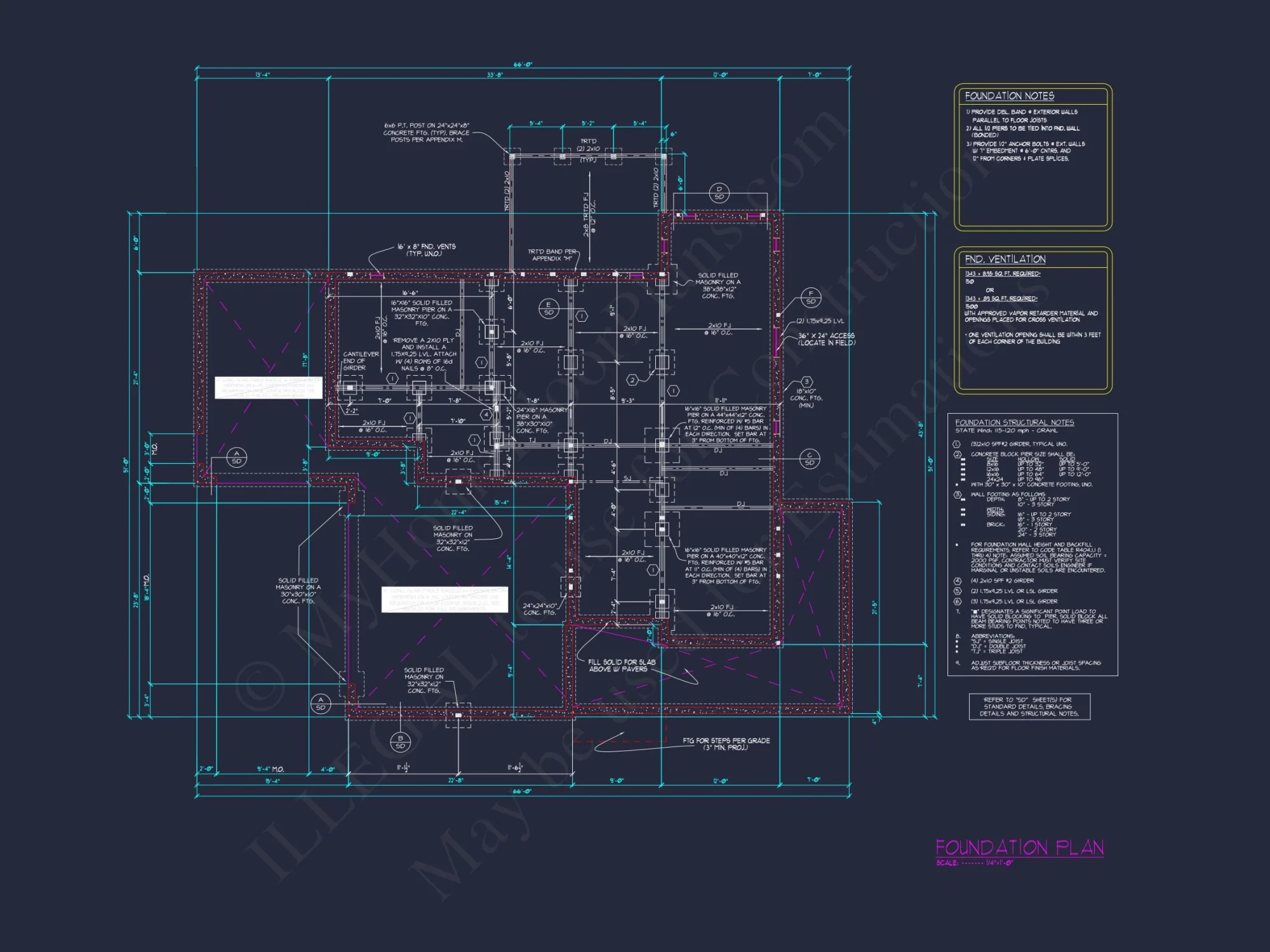 Modern House Plan with CAD Floor Plan, Architecture Designs