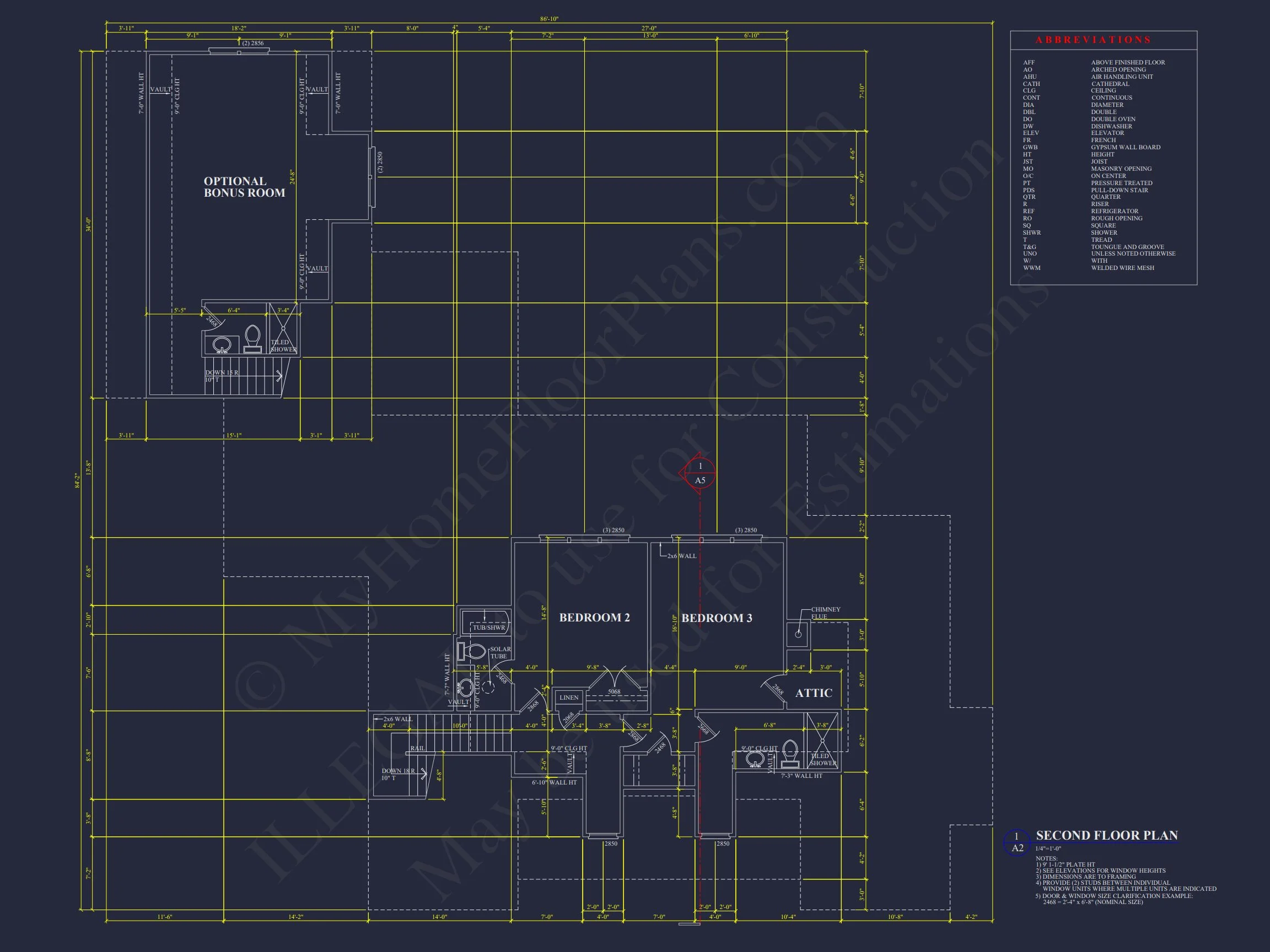 18-1512 HOUSE PLAN - Elegant Southern House Floor Plan with CAD Designs and Blueprint 13 Elegant Southern house Floor Plan with CAD Designs and Blueprint