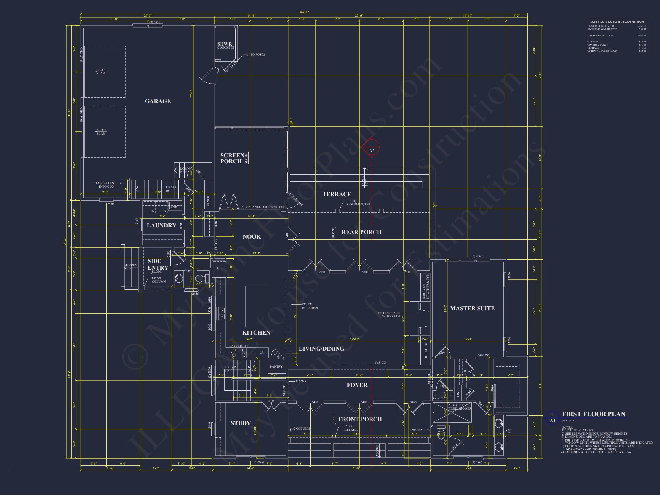 18-1512 HOUSE PLAN - Elegant Southern House Floor Plan with CAD Designs and Blueprint 12 Elegant Southern house Floor Plan with CAD Designs and Blueprint