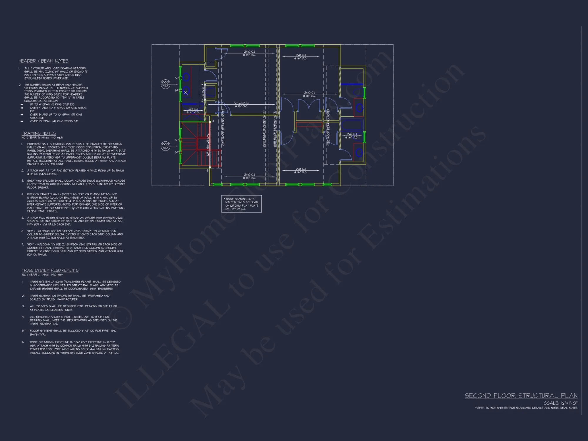 Traditional Craftsman house Plan with Detailed CAD Designs
