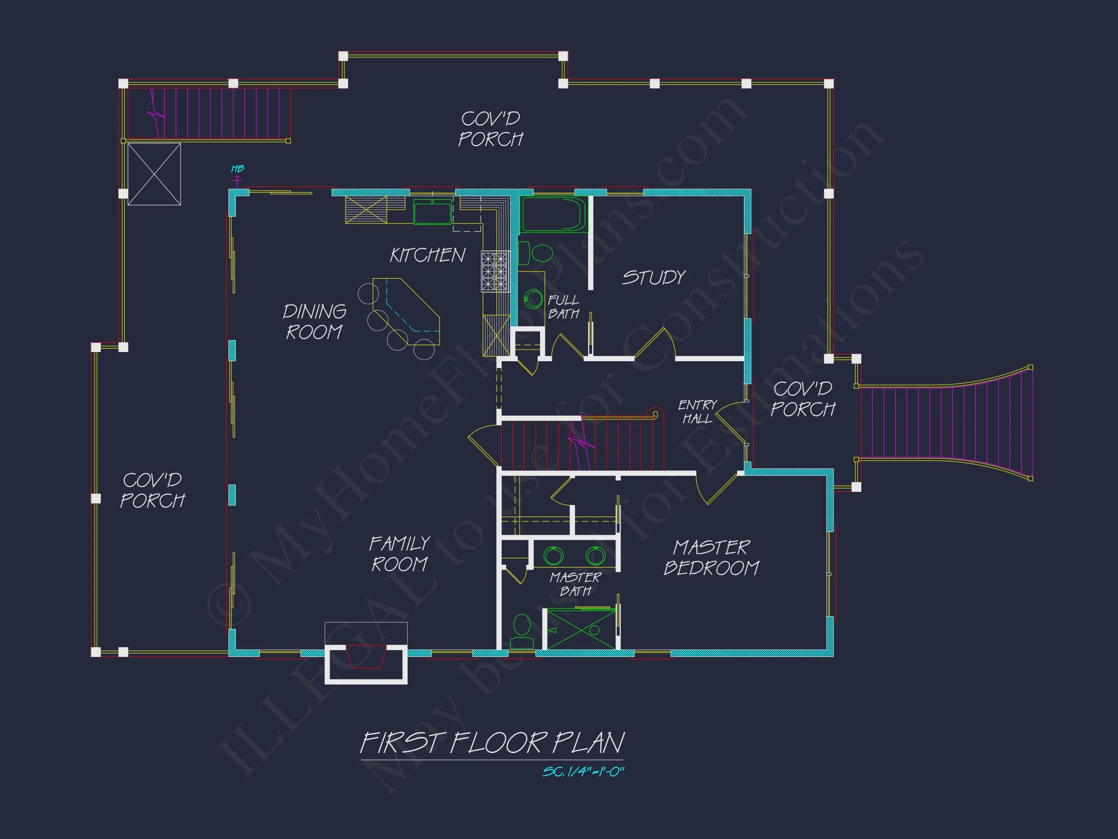 18-1441 HOUSE PLAN - Modern Craftsman House Plan with Flexible Floor Designs 5 Modern Craftsman house Plan with Flexible Floor Designs