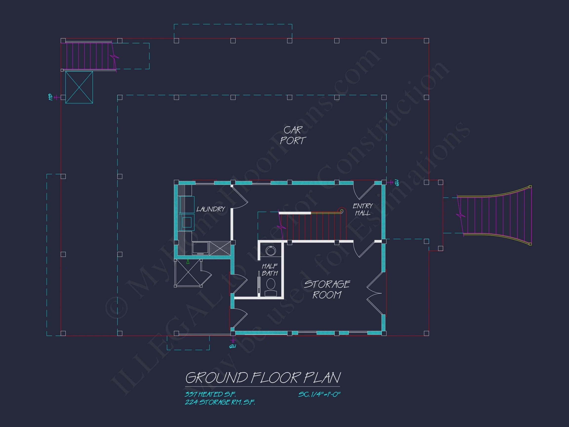 18-1441 HOUSE PLAN - Modern Craftsman House Plan with Flexible Floor Designs 4 Modern Craftsman house Plan with Flexible Floor Designs