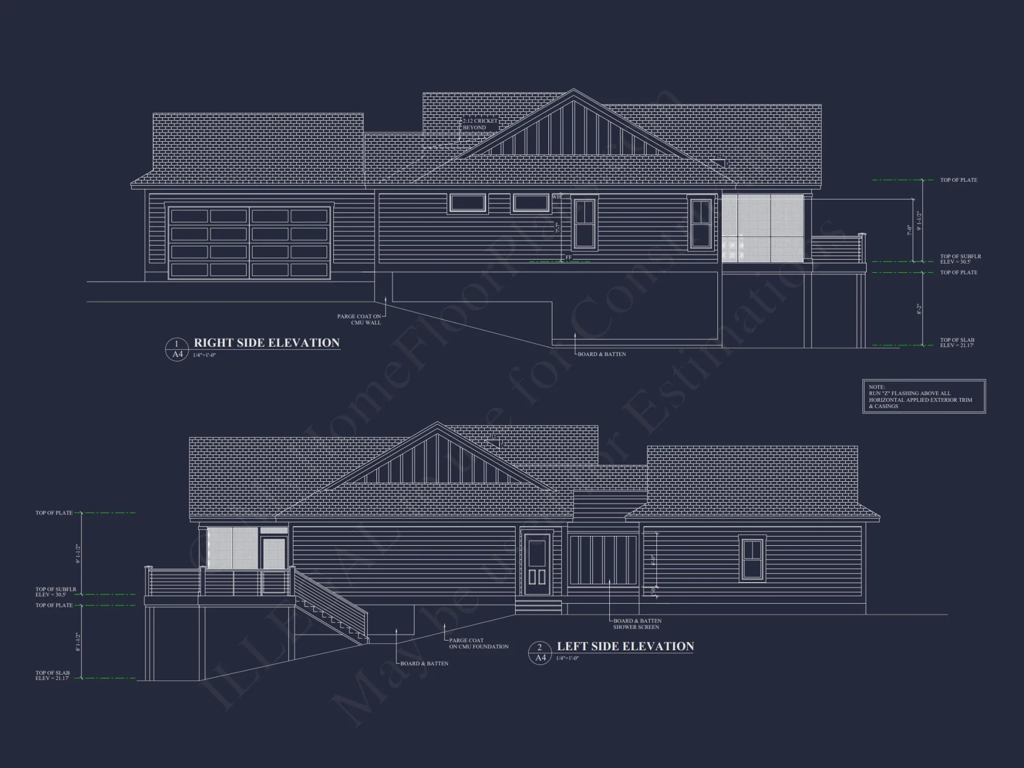 Craftsman house Plan with 2 Floors, CAD Designs & Open Layout