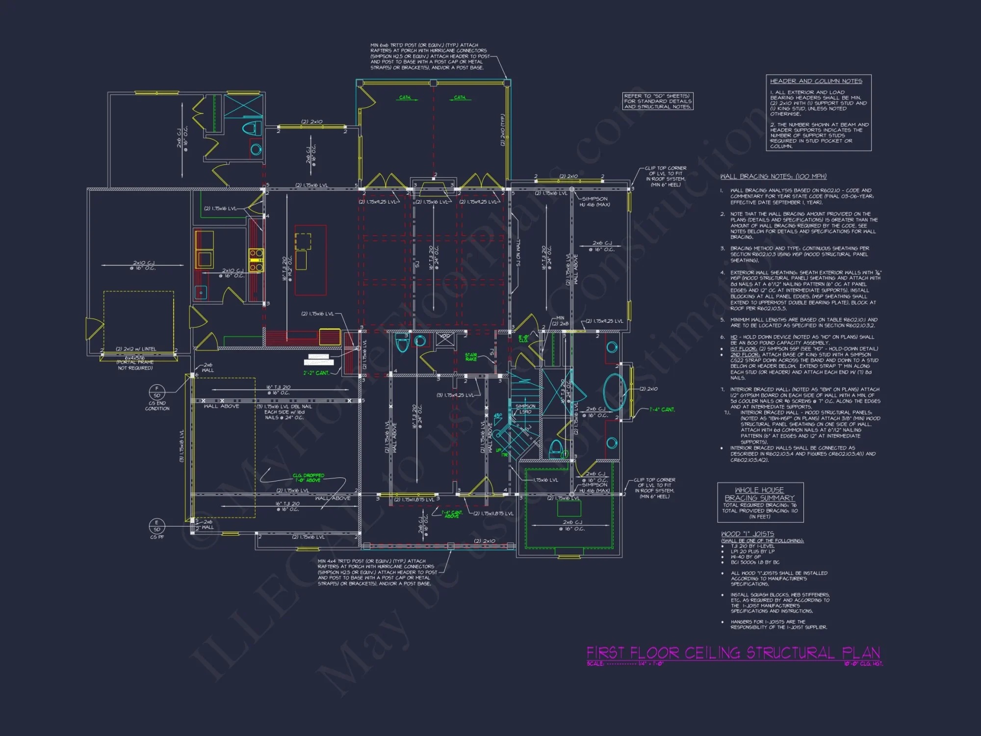 Spacious house Plan with Stunning CAD Floor Plan Designs