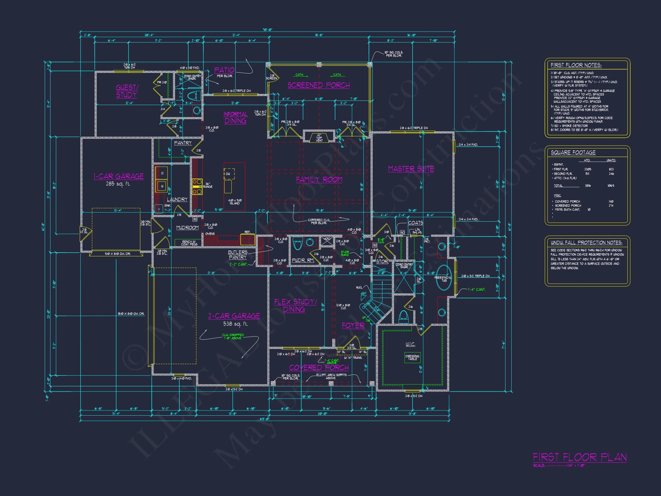 18-1368 HOUSE PLAN - Spacious House Plan with Stunning CAD Floor Plan Designs 32 Spacious house Plan with Stunning CAD Floor Plan Designs
