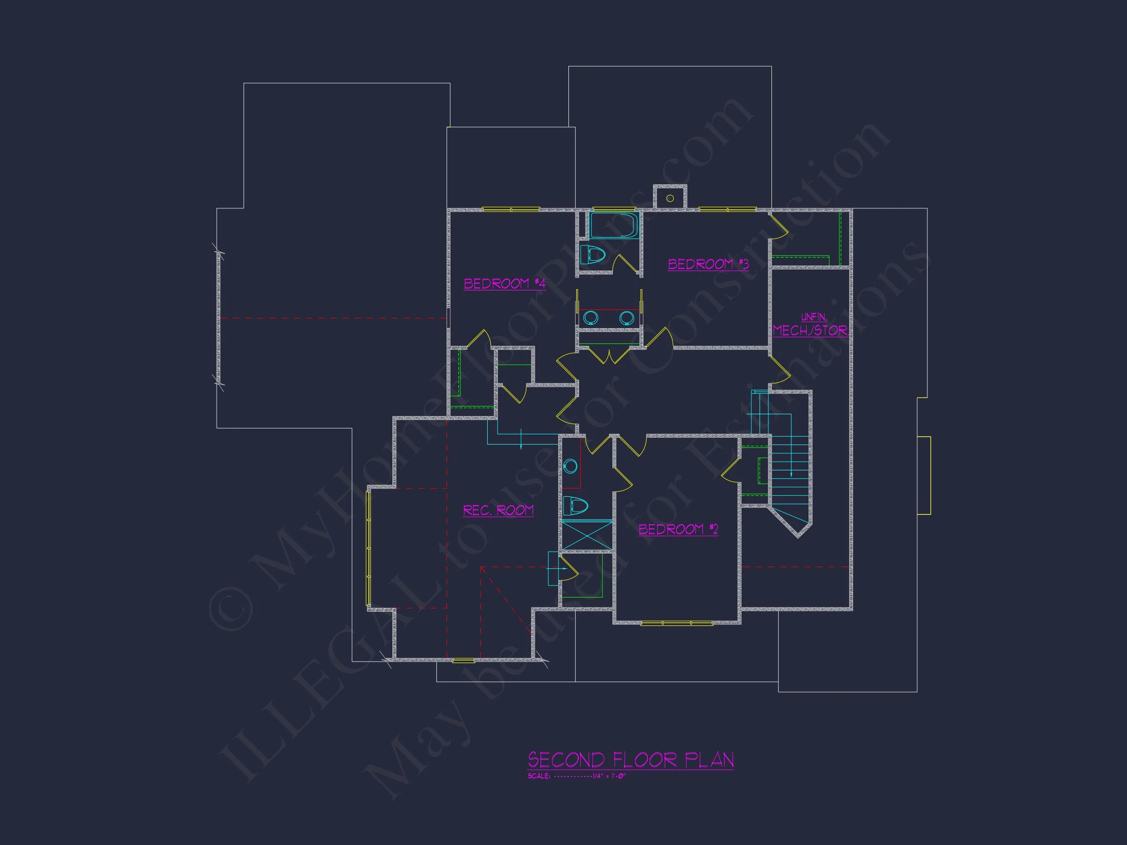 18-1368 HOUSE PLAN - Spacious House Plan with Stunning CAD Floor Plan Designs 31 Spacious house Plan with Stunning CAD Floor Plan Designs