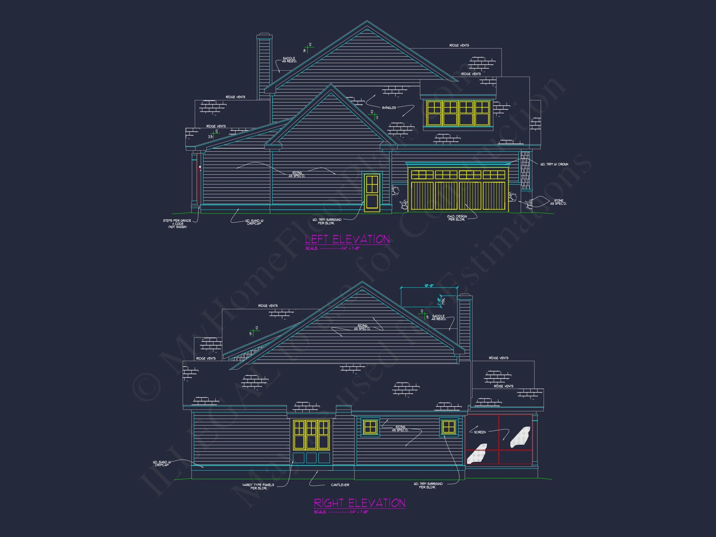 18-1368 HOUSE PLAN - Spacious House Plan with Stunning CAD Floor Plan Designs 29 Spacious house Plan with Stunning CAD Floor Plan Designs