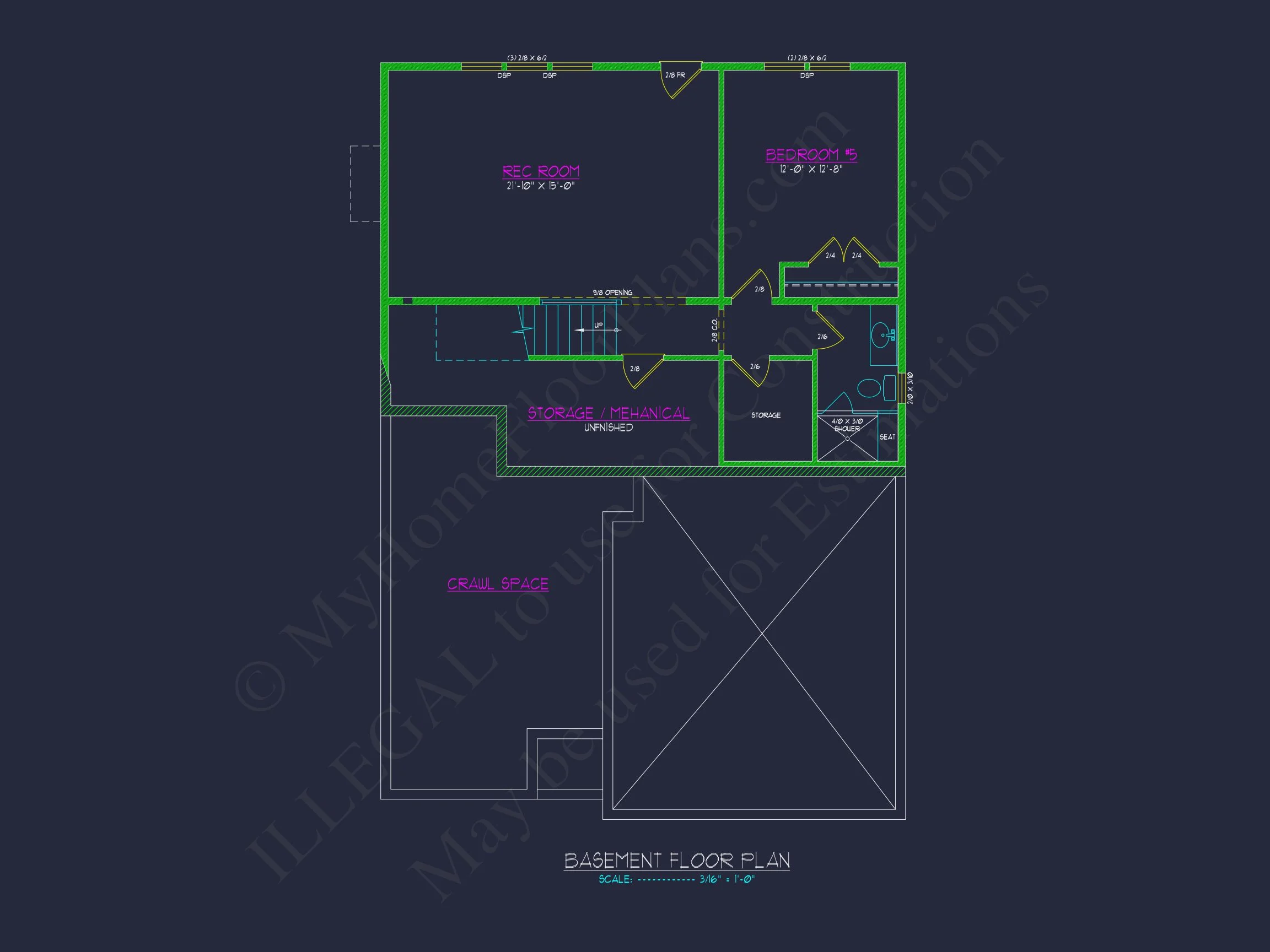 18-1147 HOUSE PLAN - Modern House Design with 2-Story CAD Floor Plans and Details 3 Modern house Design with 2-Story CAD Floor Plans and Details