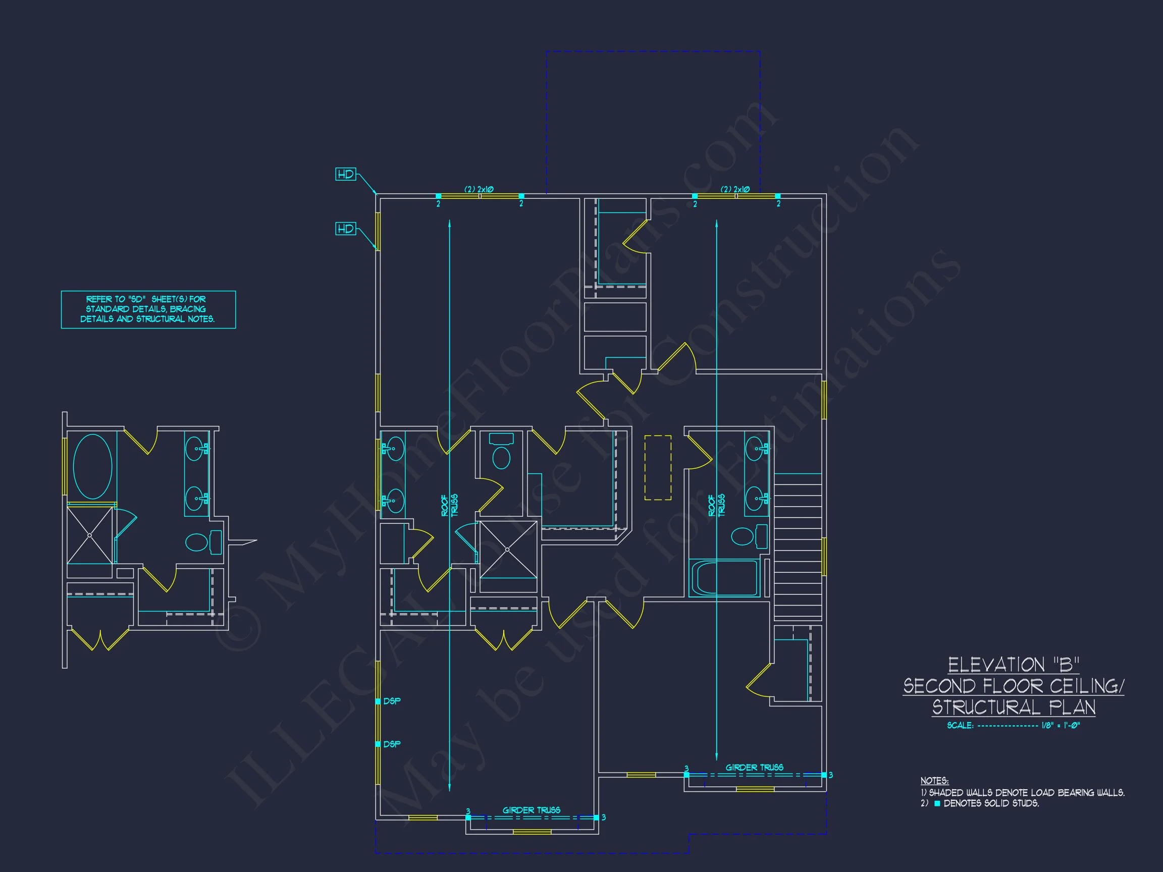 17-2160 HOUSE PLAN - Traditional Craftsman House Plan with Spacious Floor Designs 19 Traditional Craftsman house Plan with Spacious Floor Designs