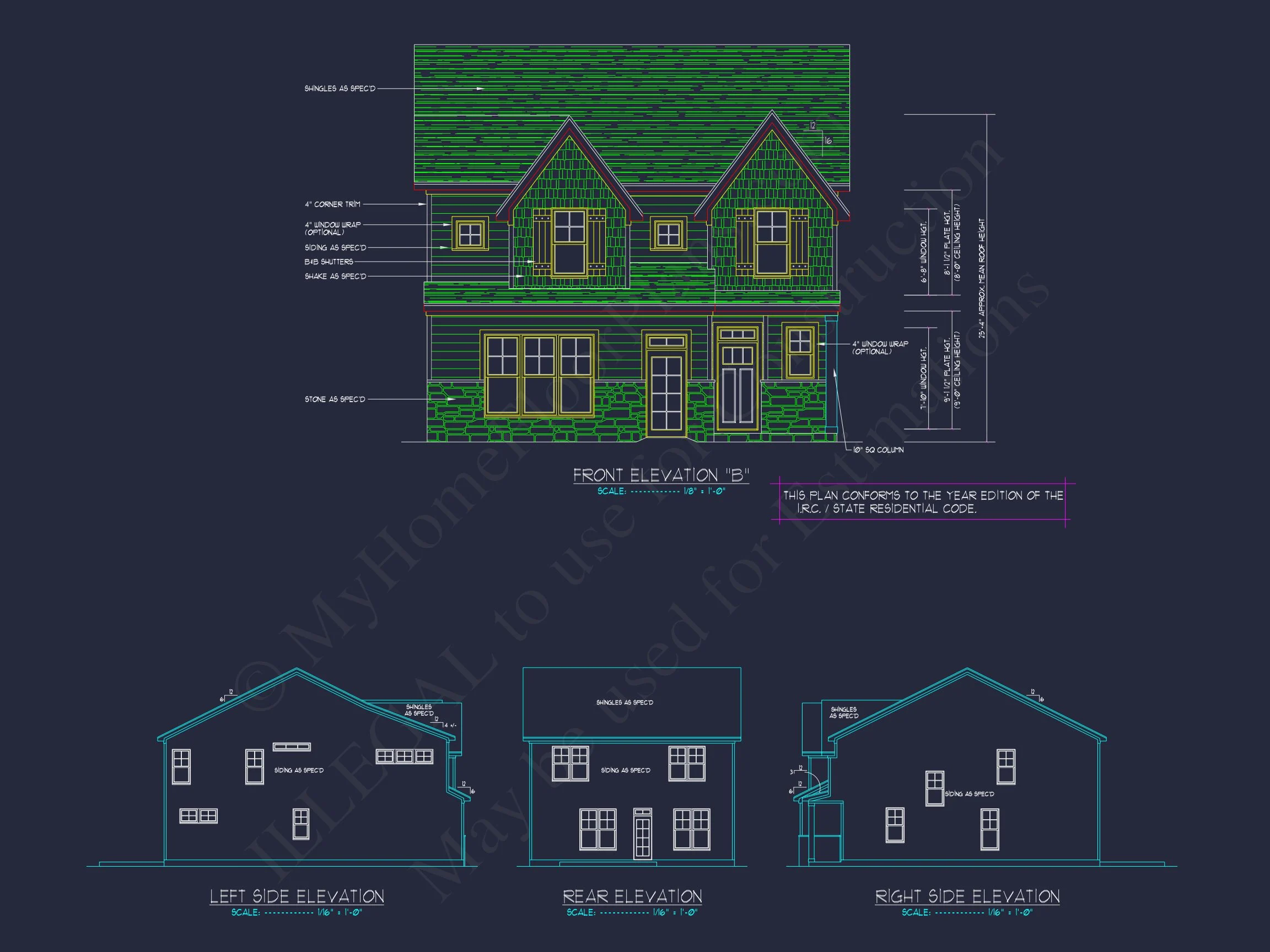 17-2160 HOUSE PLAN - Traditional Craftsman House Plan with Spacious Floor Designs 6 Traditional Craftsman house Plan with Spacious Floor Designs