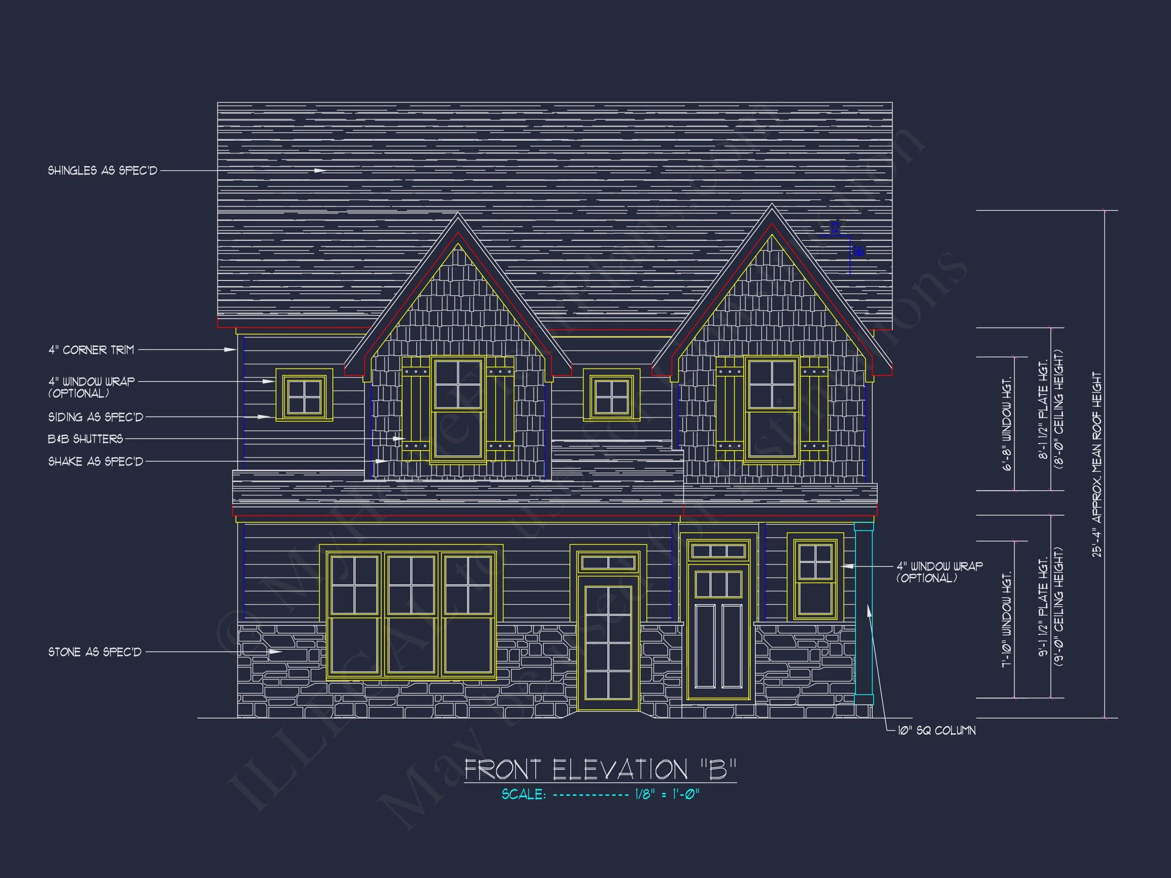 17-2160 HOUSE PLAN - Traditional Craftsman House Plan with Spacious Floor Designs 2 Traditional Craftsman house Plan with Spacious Floor Designs