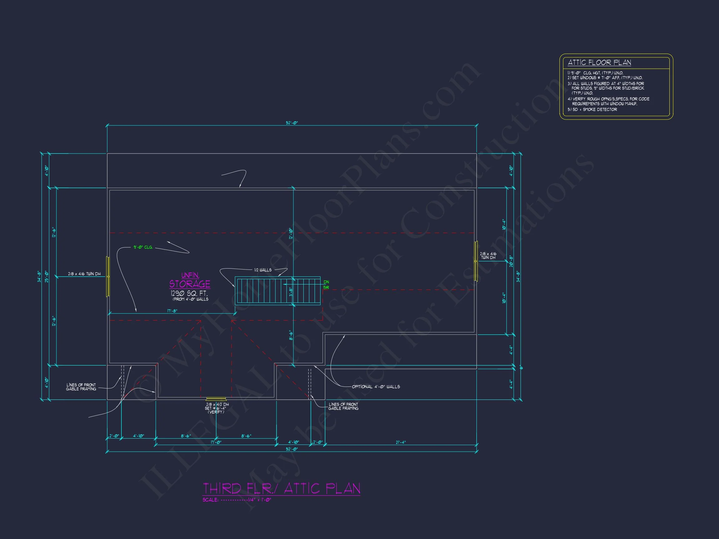 17-2128 HOUSE PLAN - Modern 3 Story House Plan with CAD Designs & Blueprints 11 Modern 3 Story house Plan with CAD Designs & Blueprints
