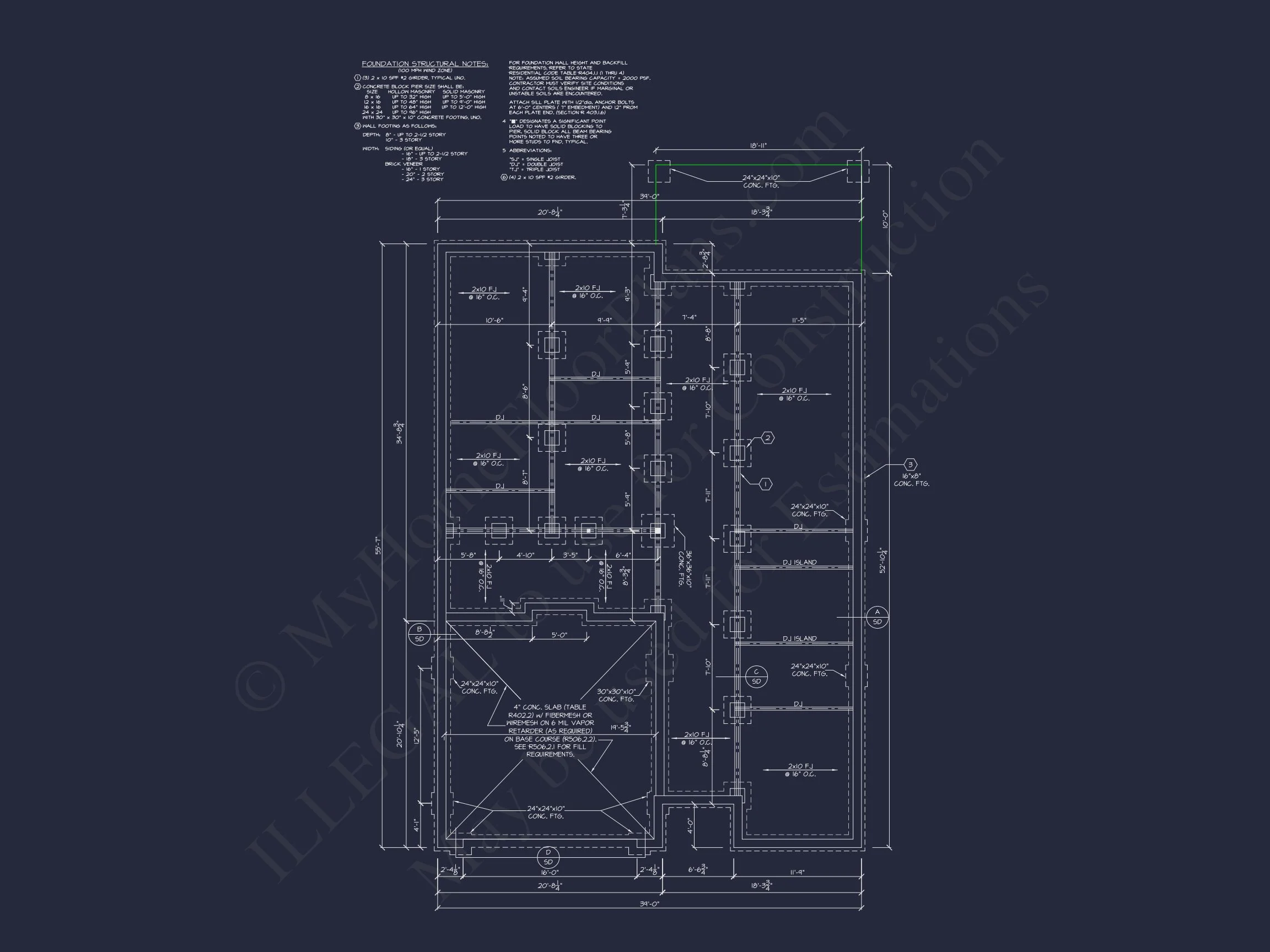 17-1718 HOUSE PLAN - Modern Farmhouse Floor Plan with CAD Designs & Features 10 Modern Farmhouse Floor Plan with CAD Designs & Features