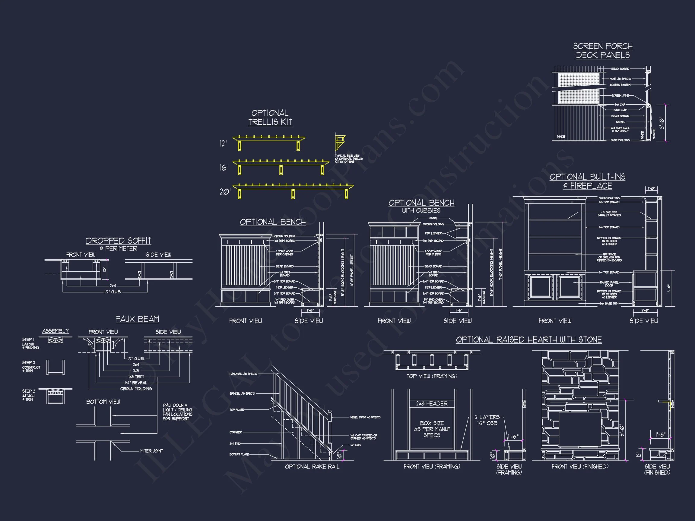 17-1704 HOUSE PLAN - Elegant House Plan with 2-Story Floor Plan and CAD Designs 22 Elegant house Plan with 2-Story Floor Plan and CAD Designs