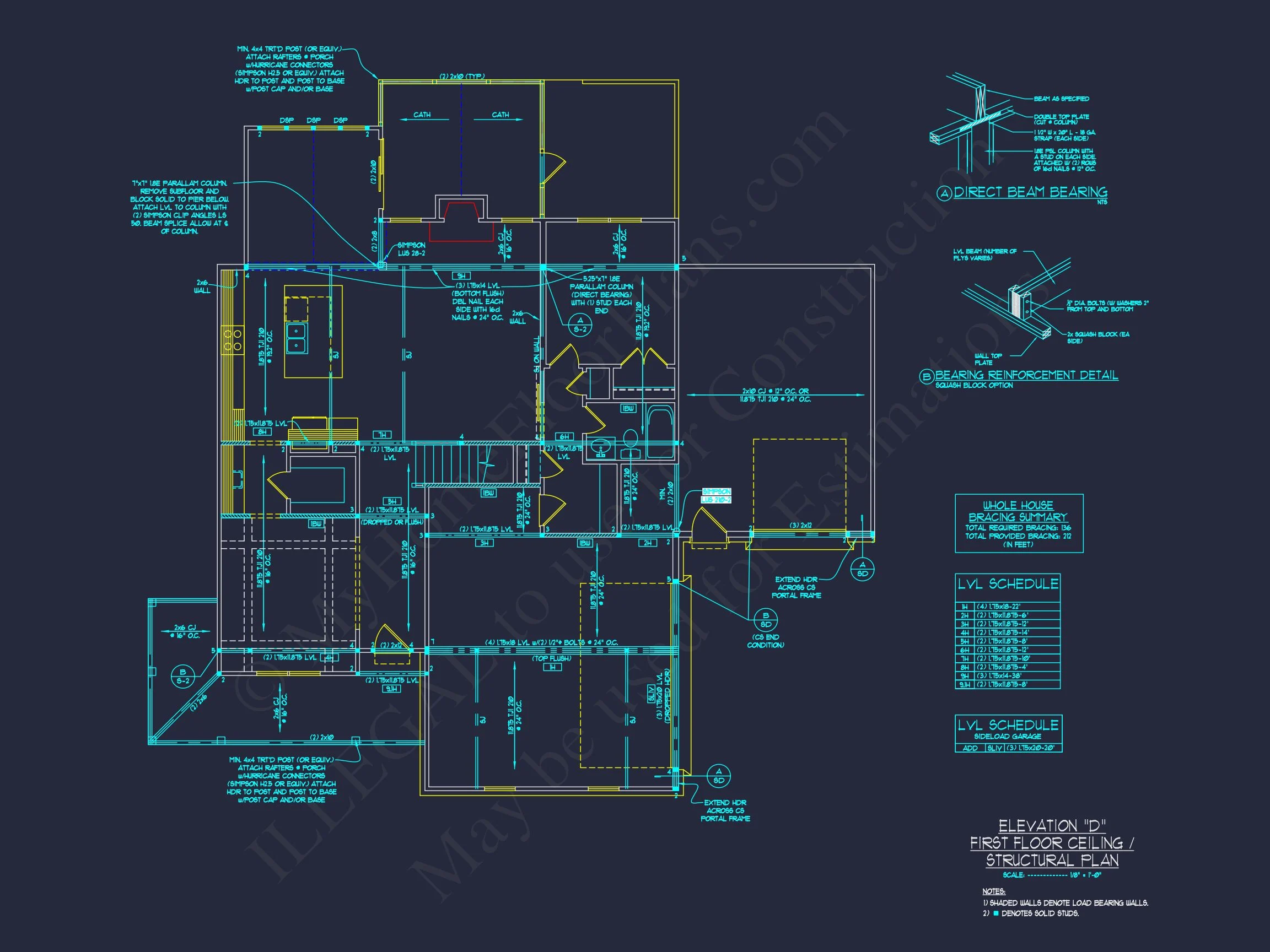 17-1704 HOUSE PLAN - Elegant House Plan with 2-Story Floor Plan and CAD Designs 13 Elegant house Plan with 2-Story Floor Plan and CAD Designs