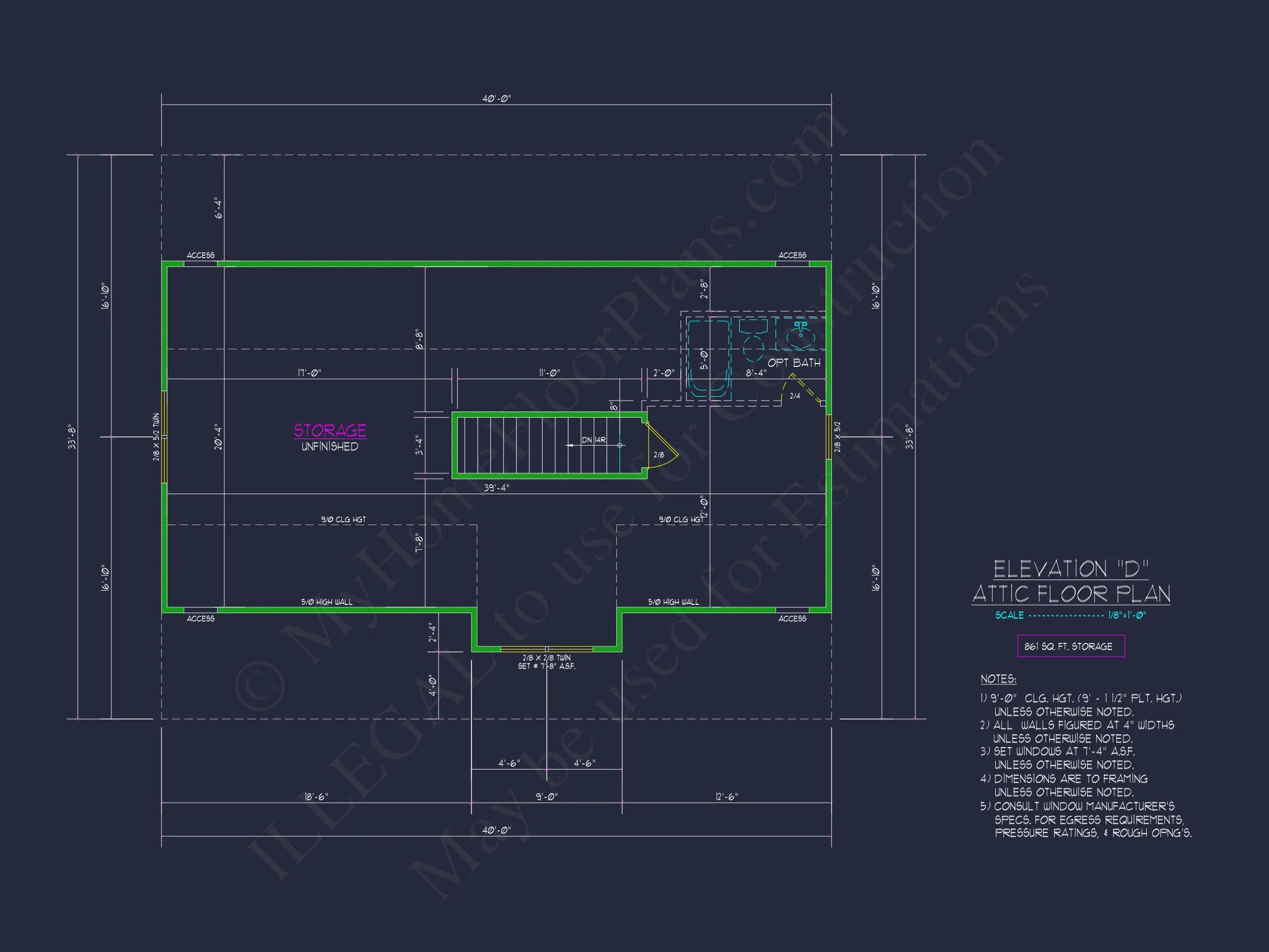 17-1704 HOUSE PLAN - Elegant House Plan with 2-Story Floor Plan and CAD Designs 11 Elegant house Plan with 2-Story Floor Plan and CAD Designs