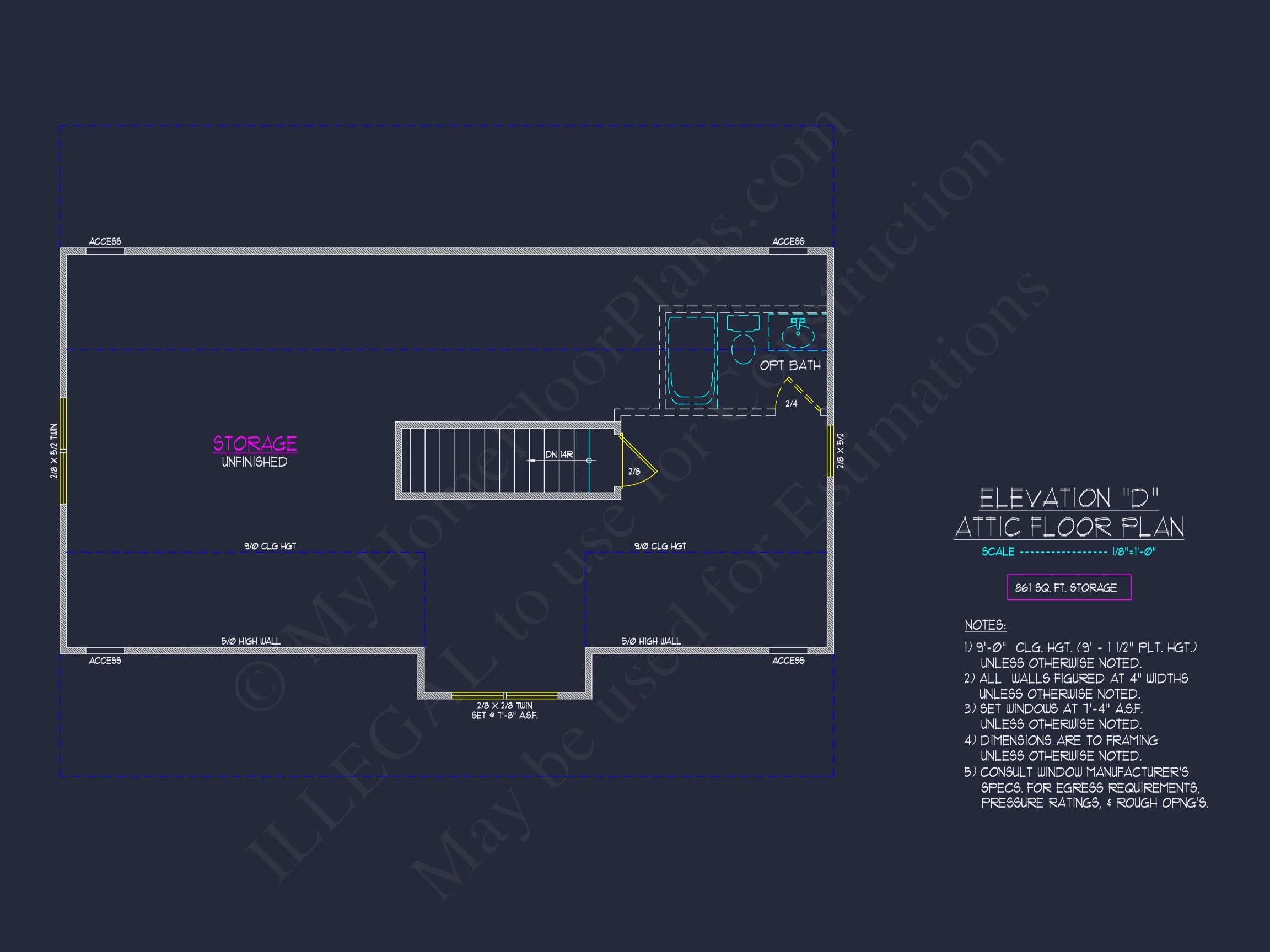 17-1704 HOUSE PLAN - Elegant House Plan with 2-Story Floor Plan and CAD Designs 8 Elegant house Plan with 2-Story Floor Plan and CAD Designs