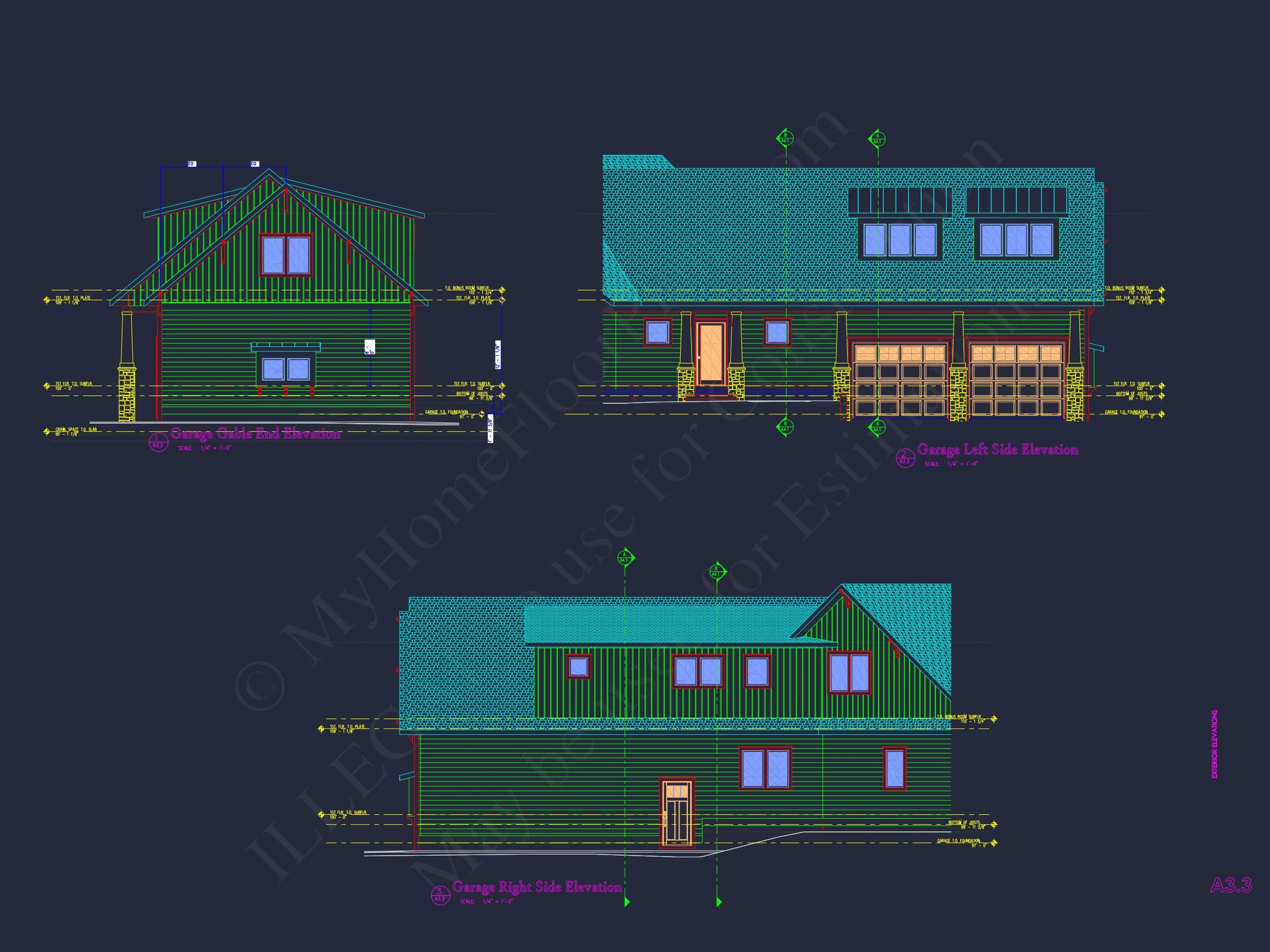 17-1676 HOUSE PLAN - Charming Craftsman House Plan with 1.5 Floors and Angled Garage 6 Charming Craftsman house Plan with 1.5 Floors and Angled Garage