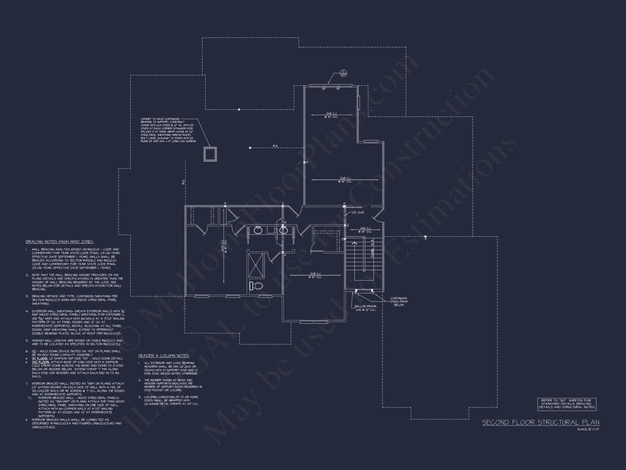 Luxurious 2-Story house Plan and Blueprint for Modern Designs