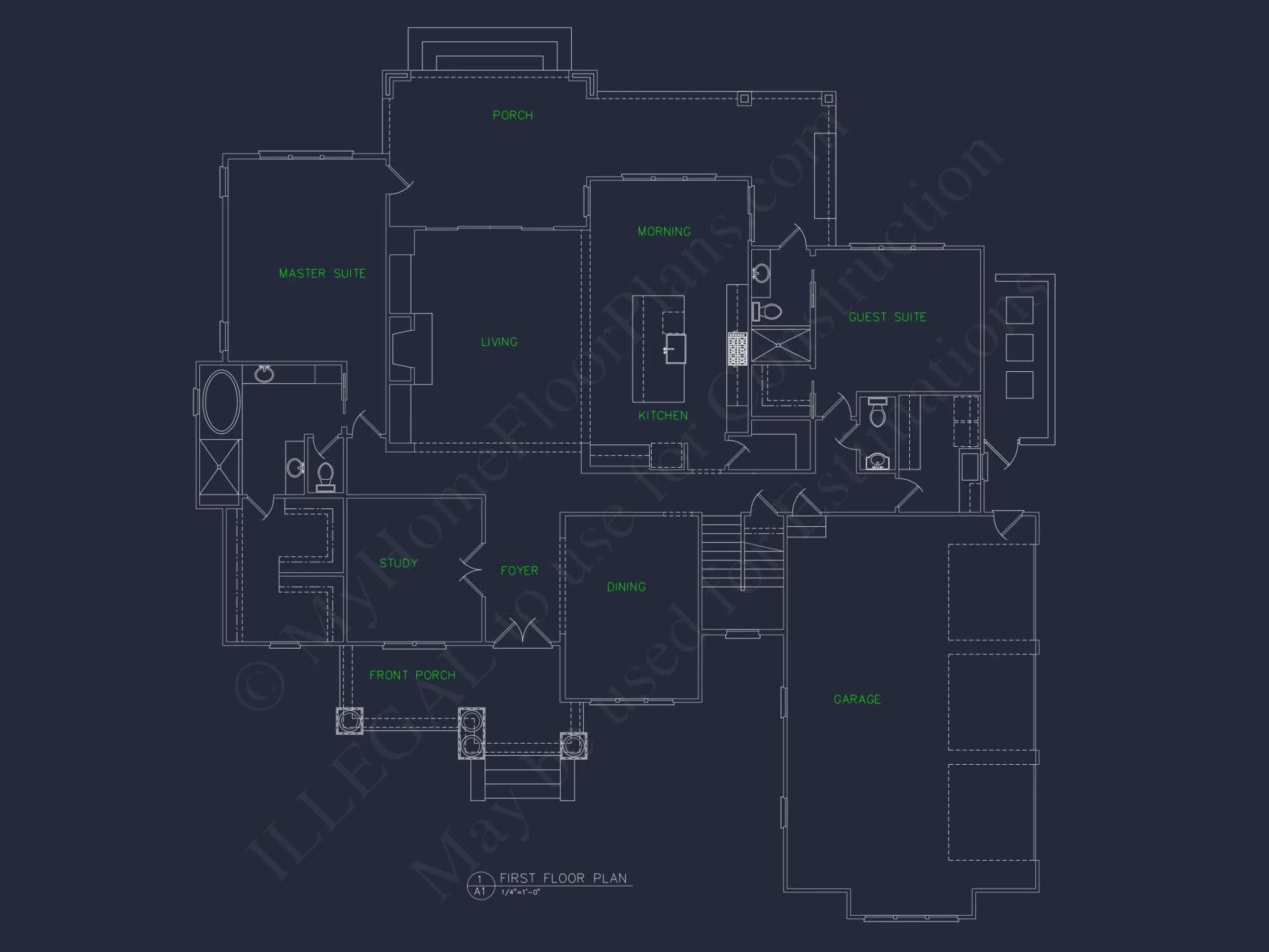 Luxurious 2-Story house Plan and Blueprint for Modern Designs