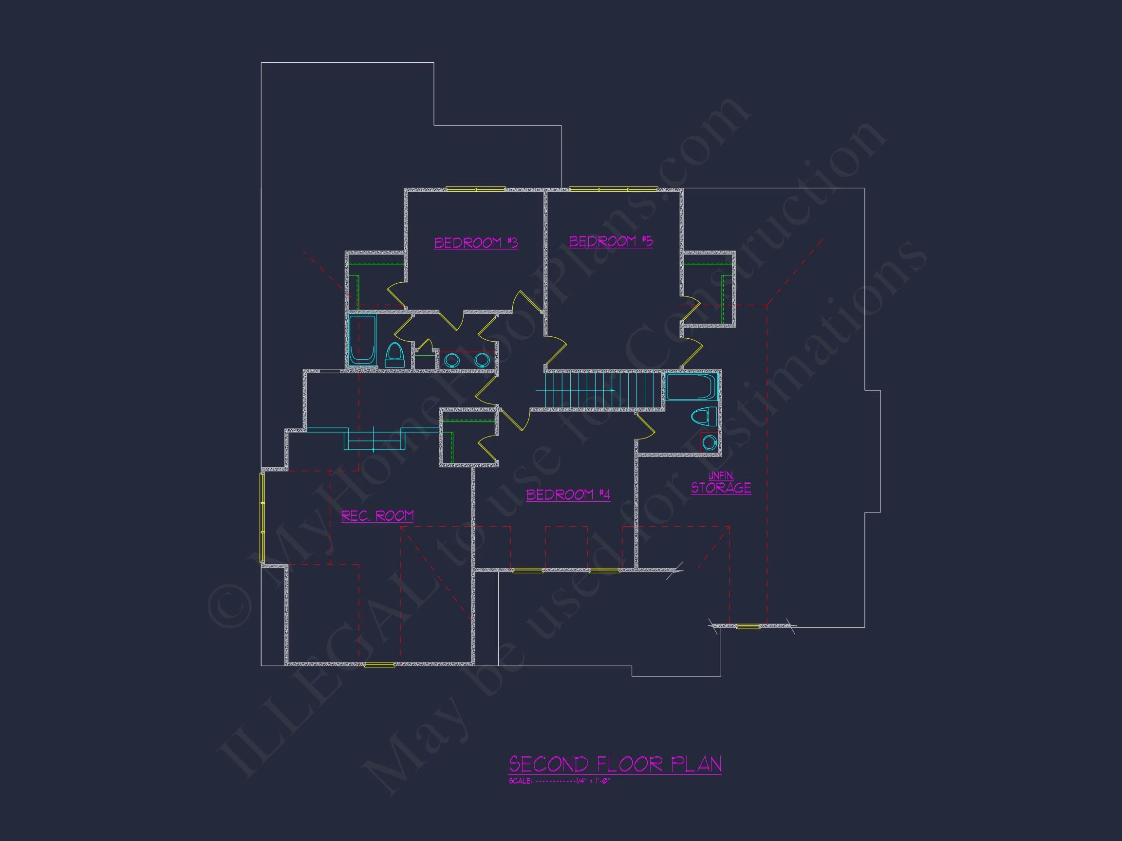 17-1577 HOUSE PLAN - Craftsman House Plan with 2 Floors, CAD Designs & Features 7 Craftsman house Plan with 2 Floors, CAD Designs & Features
