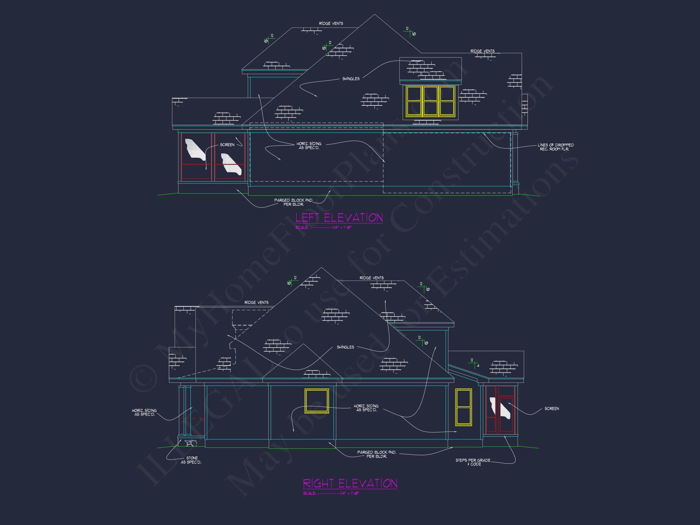 17-1577 HOUSE PLAN - Craftsman House Plan with 2 Floors, CAD Designs & Features 5 Craftsman house Plan with 2 Floors, CAD Designs & Features