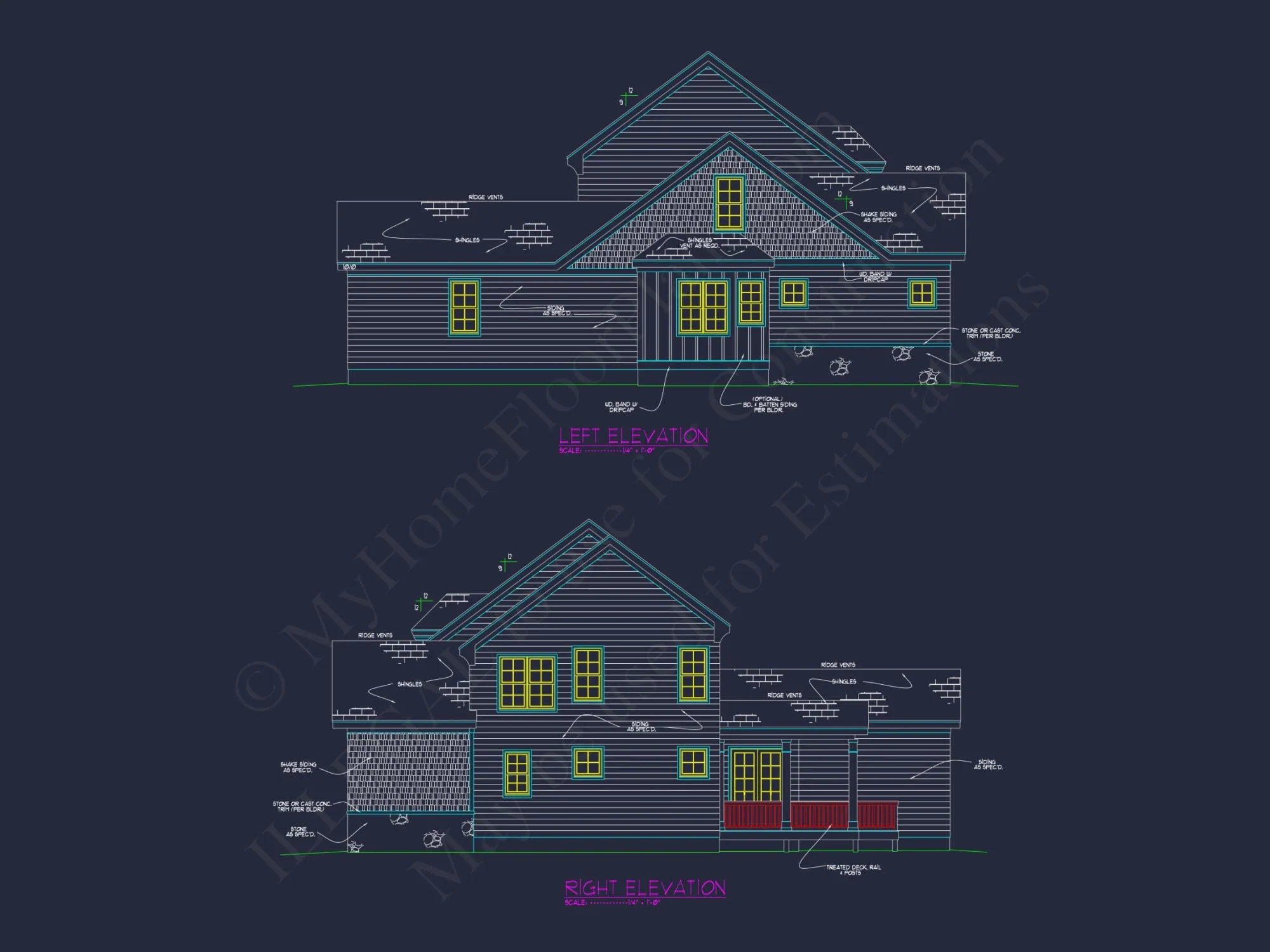 Charming Shingle-Style house Plan with CAD Designs and Blueprints