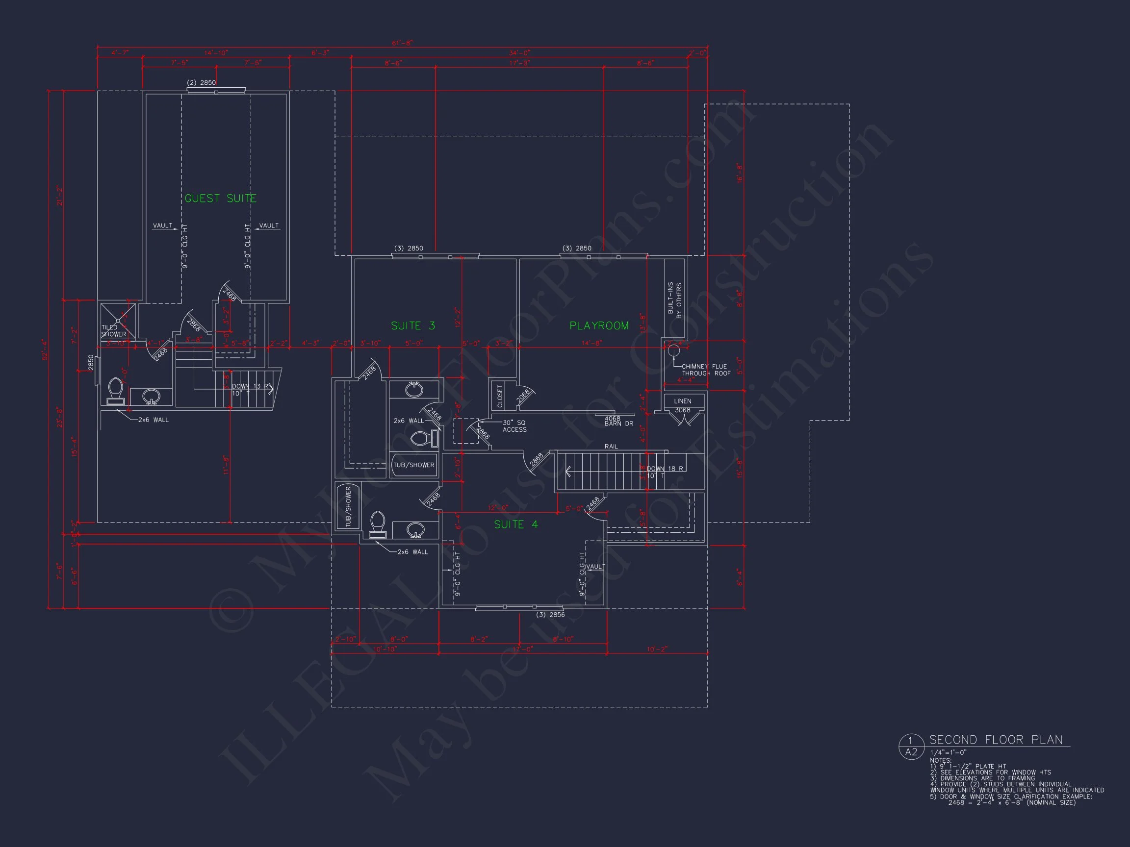 17-1397 HOUSE PLAN - Spacious House CAD Floor Plan with Custom Architectural Designs 8 Spacious house CAD Floor Plan with Custom Architectural Designs