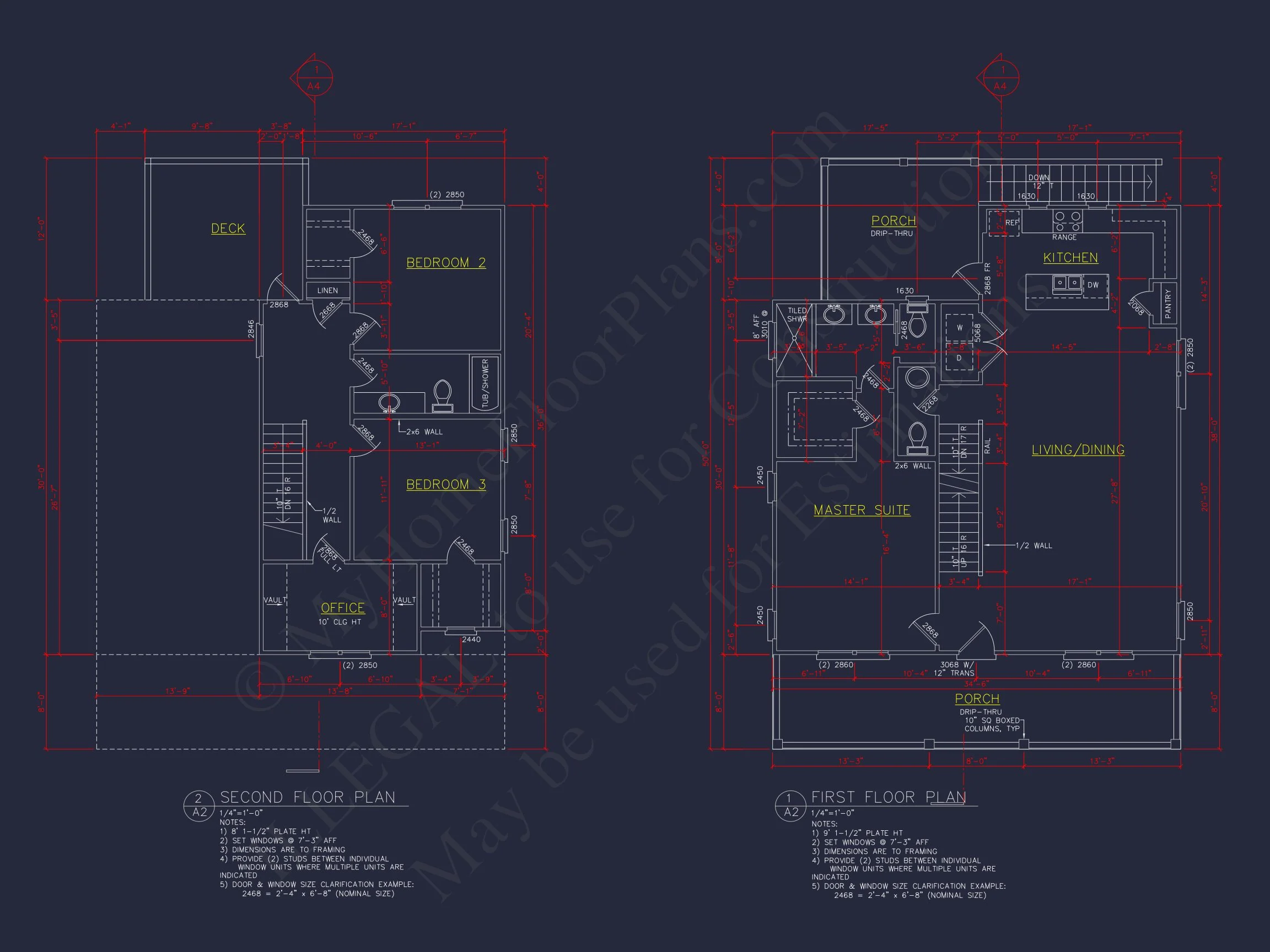 17-1380 HOUSE PLAN - Coastal House Plan with 4 Beds, Open Floor Plan & CAD Designs 34 Coastal house Plan with 4 Beds, Open Floor Plan & CAD Designs