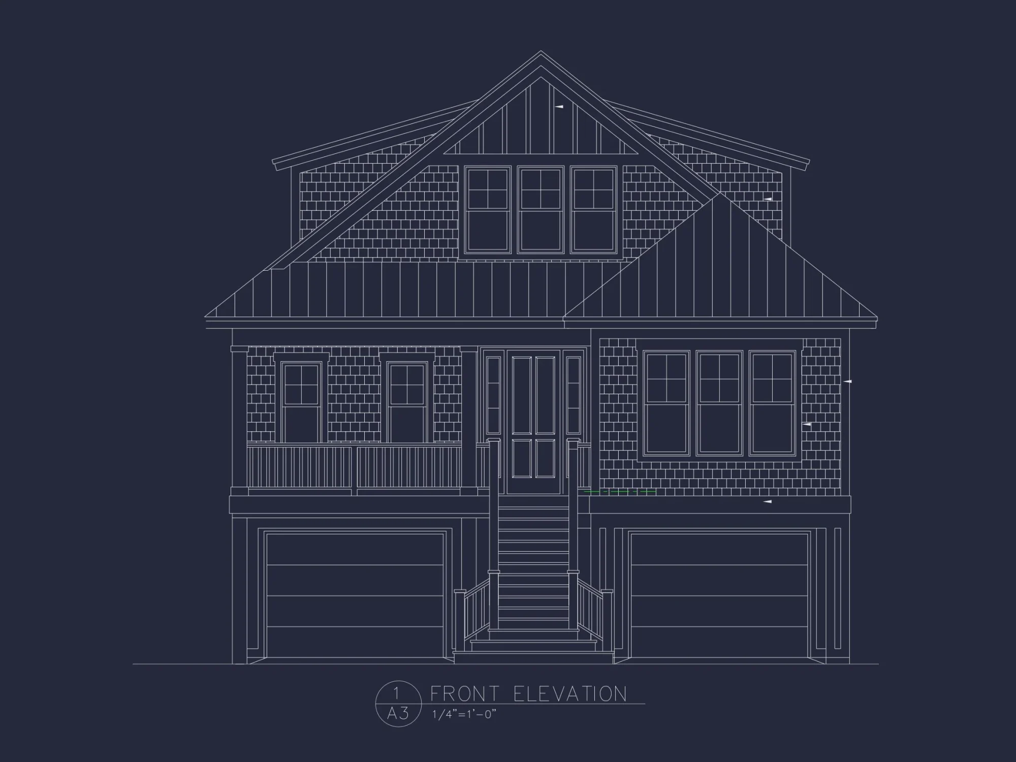 Modern Coastal house Floor Plan with Architectural Designs