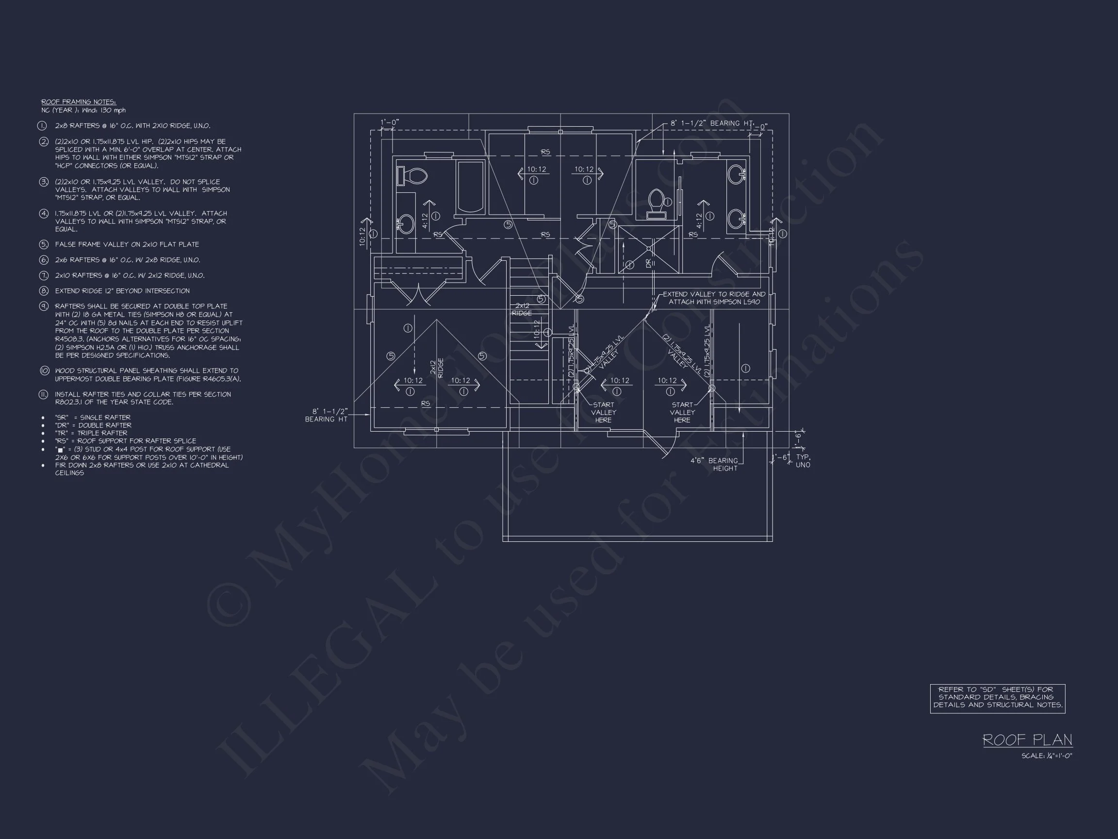 17-1160 HOUSE PLAN - Craftsman Beach House Floor Plan with CAD and Designs 12 Craftsman Beach house Floor Plan with CAD and Designs